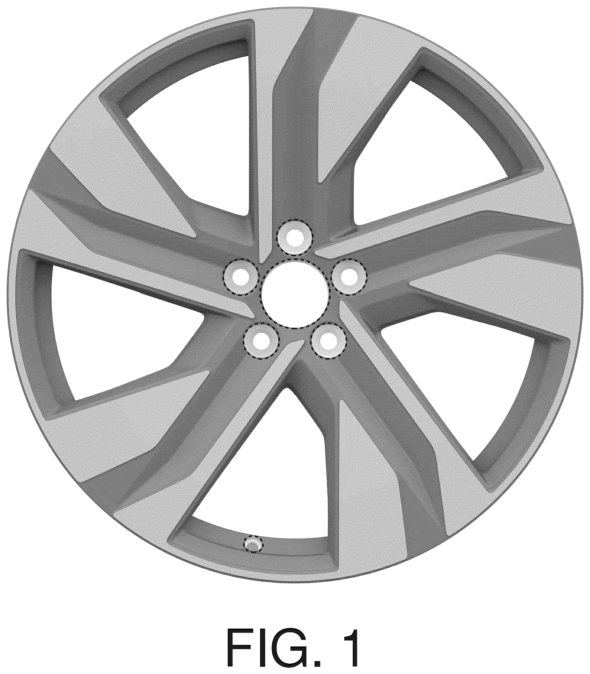 Patent USD1044671 — Vehicle rim — Figure 1