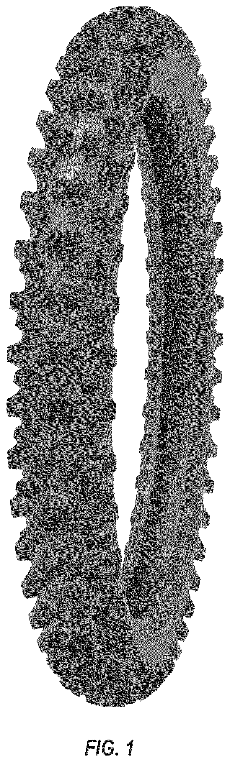 Patent USD1044691 Figure 1 – Motorcycle tire