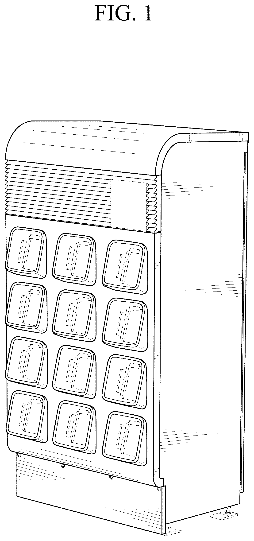 Patent USD1044703 — Charging and replacing station for mobile battery — Figure 1