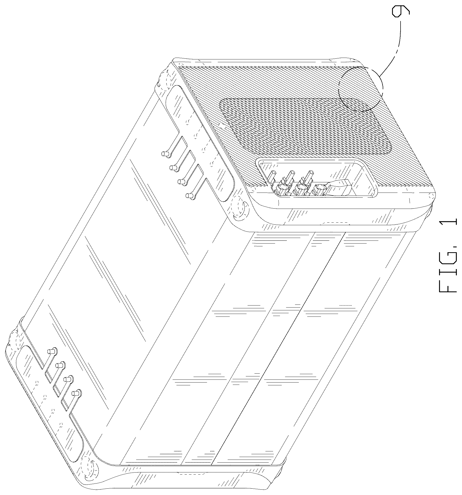 Patent USD1044711 — Portable power supply host — Figure 1