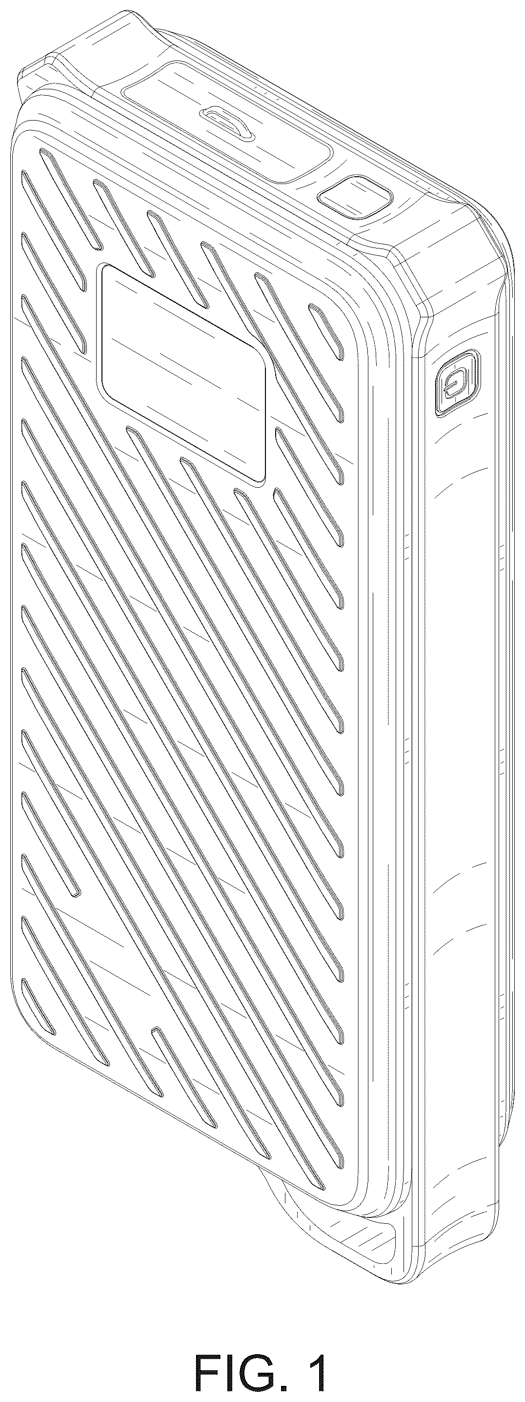 Patent USD1044717 — Portable backup power supply — Figure 1