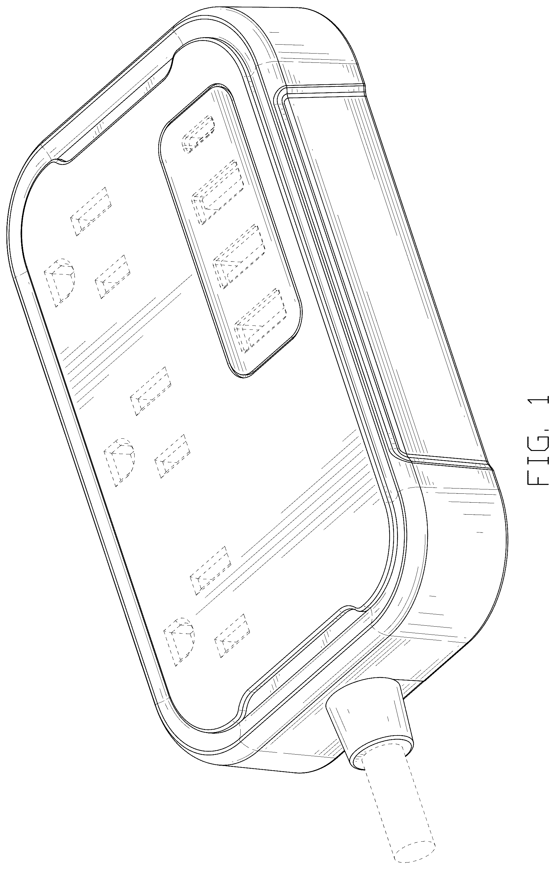 Patent USD1044733 — Power strip — Figure 1