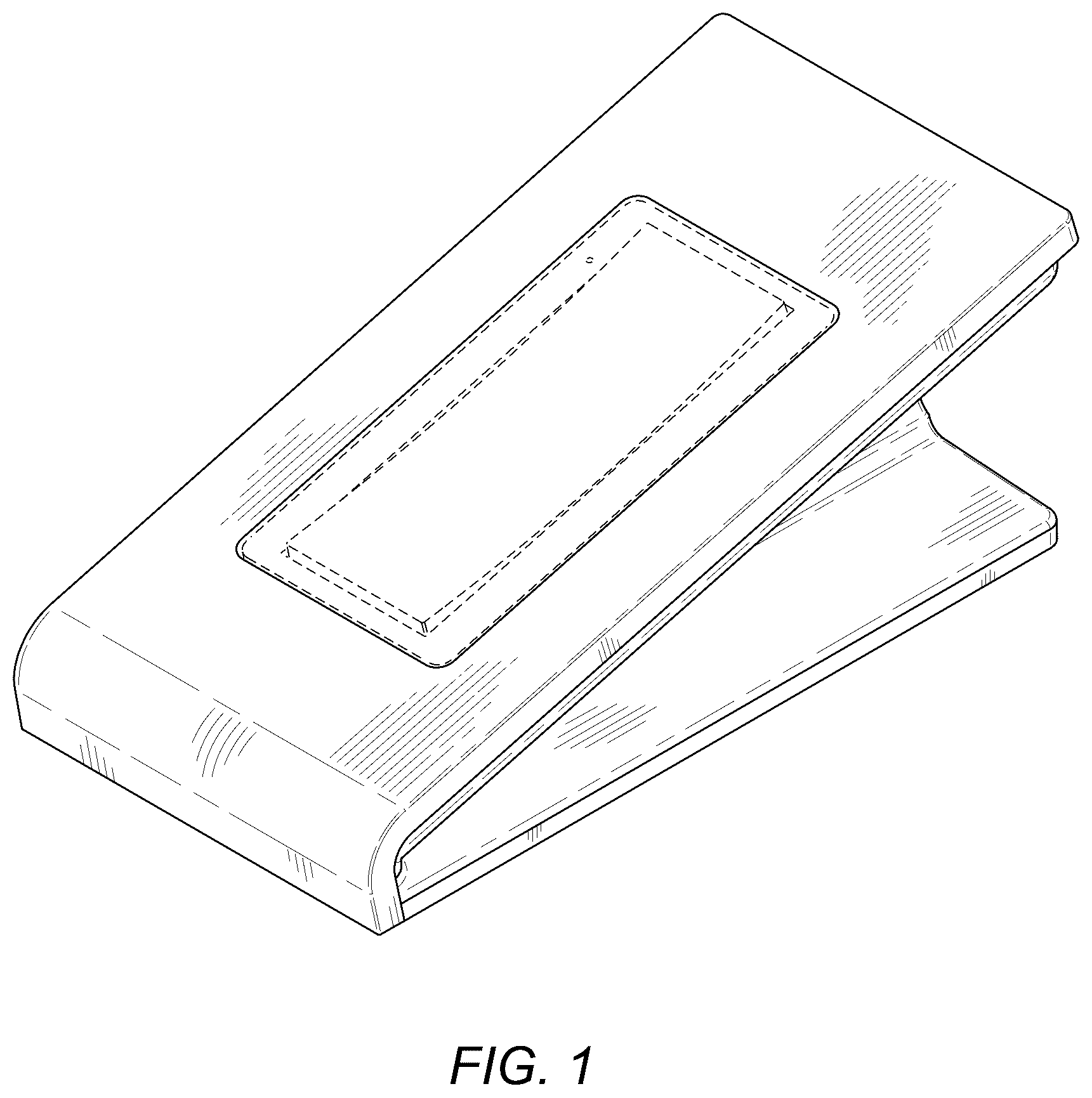 Patent USD1044750 — Tabletop base for a button panel — Figure 1