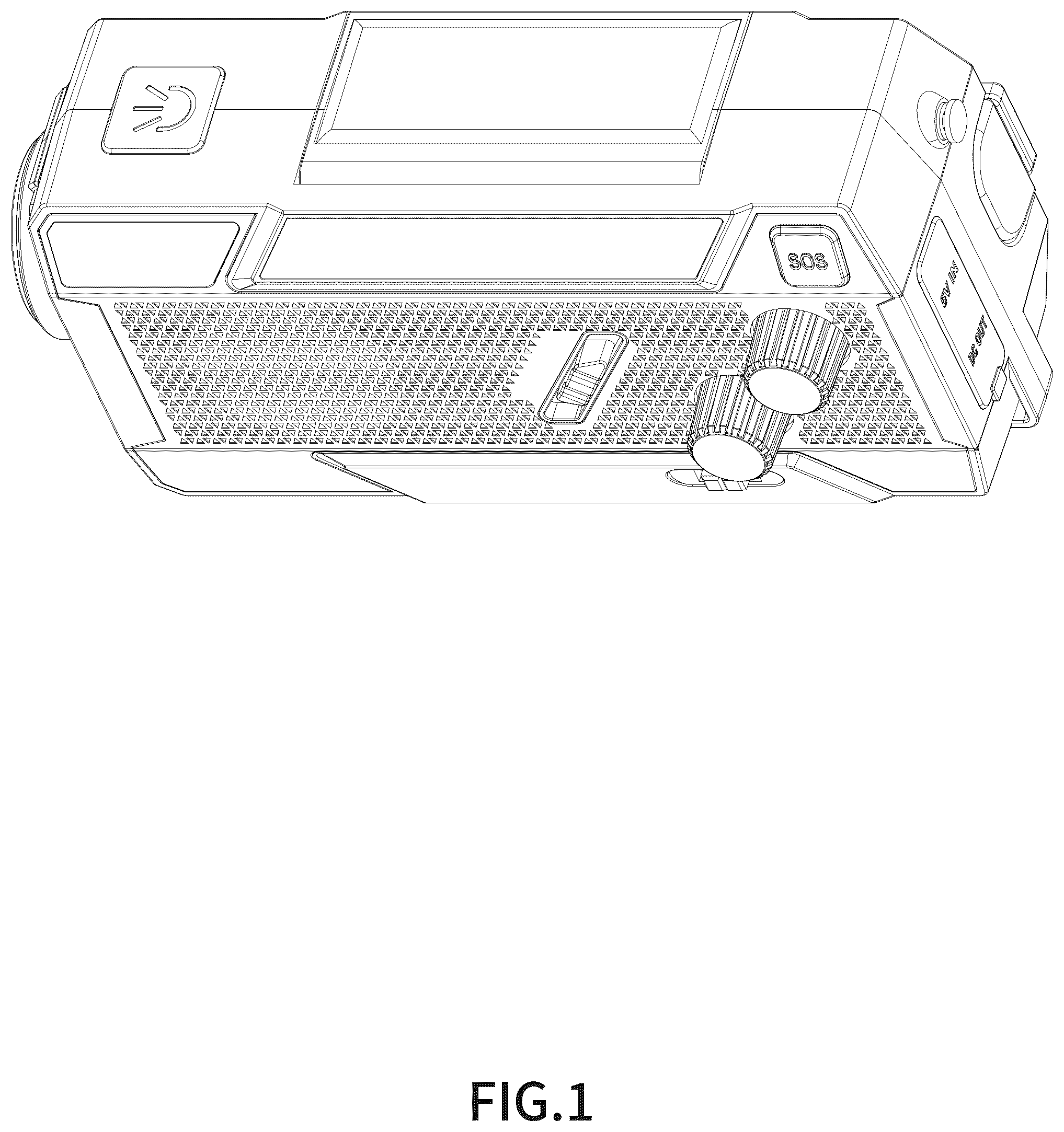 Patent USD1044760 — Emergency radio — Figure 1