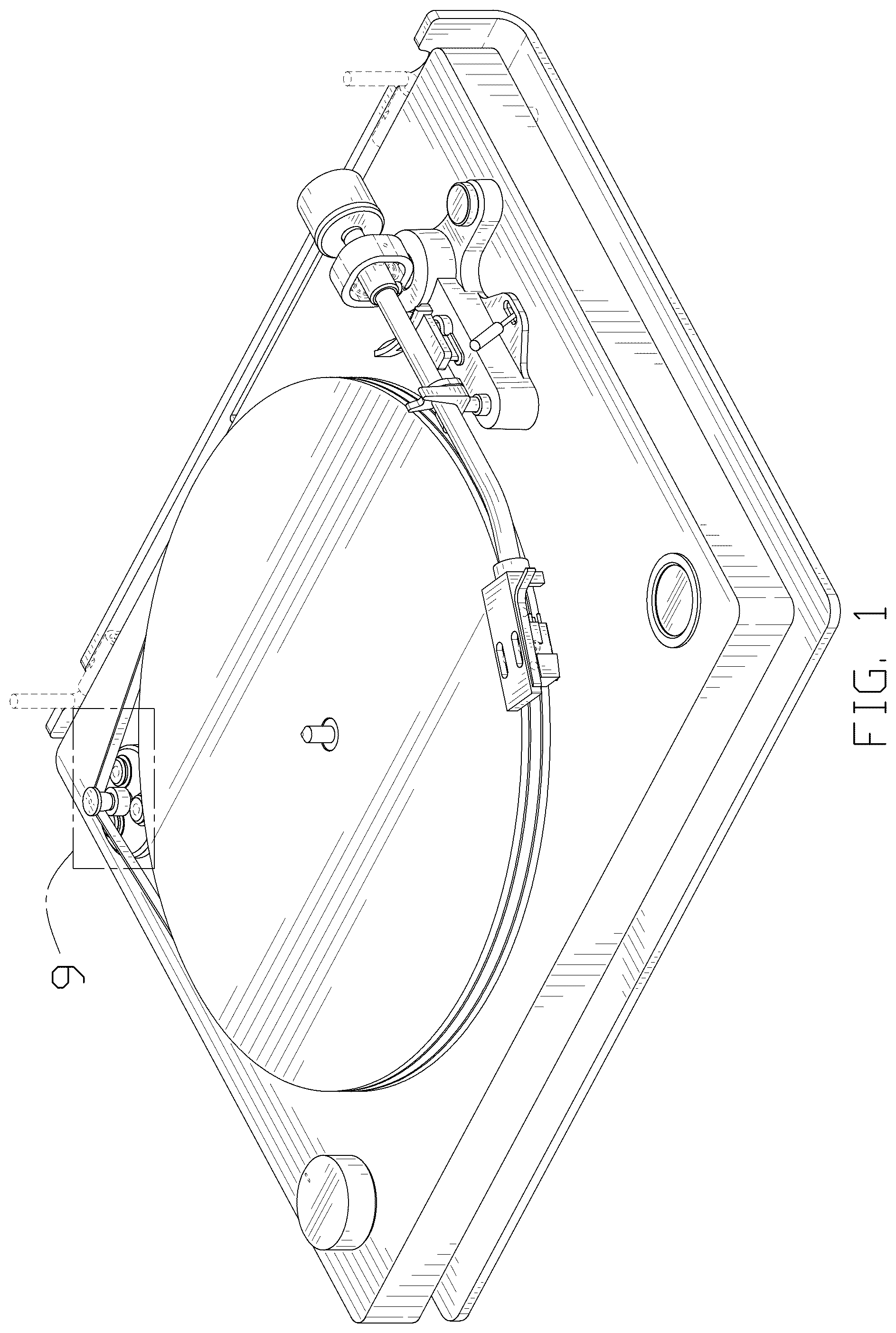 Patent USD1044761 — Turntable — Figure 1