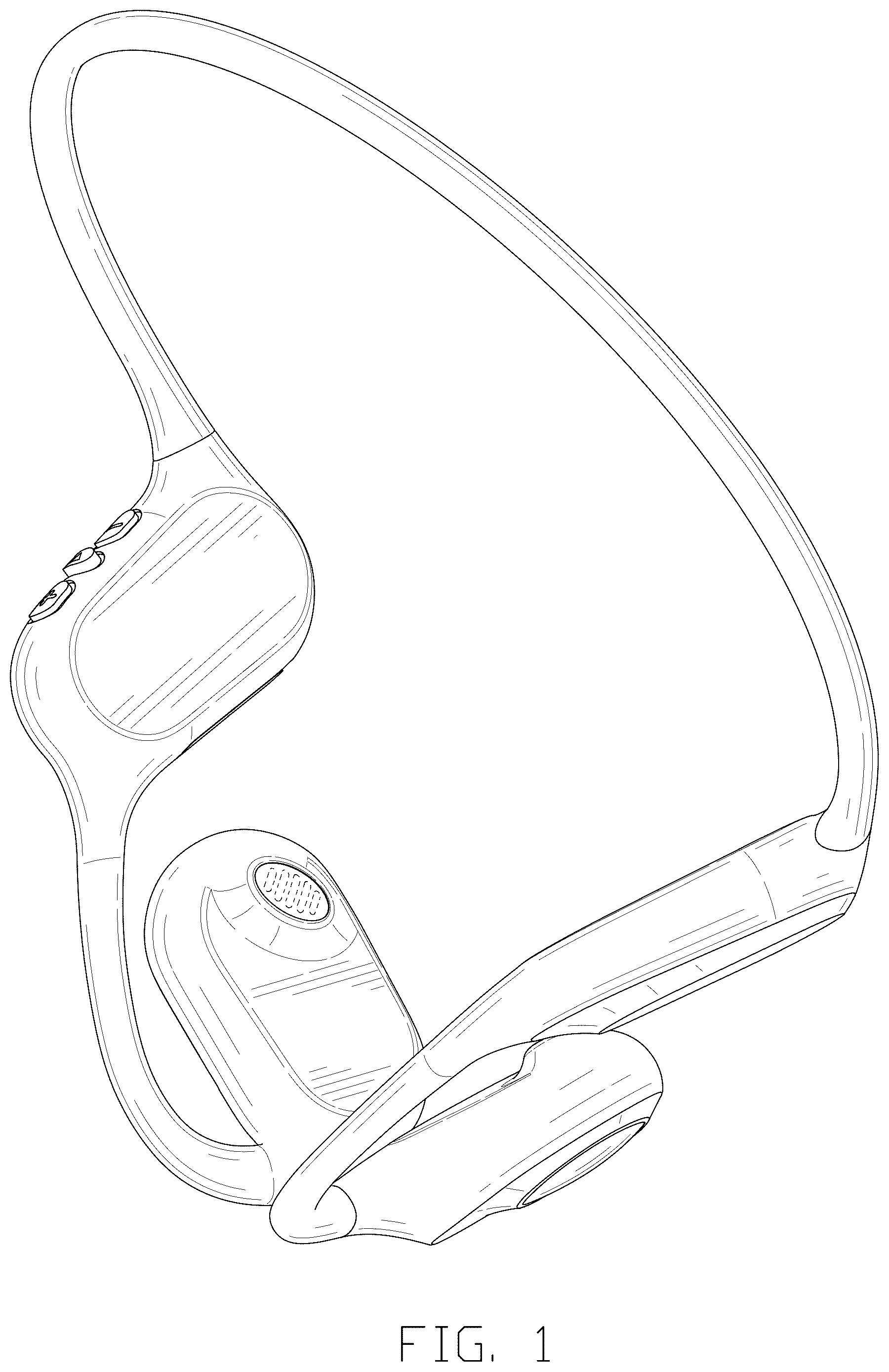Patent USD1044767 Figure 1 – Earphone