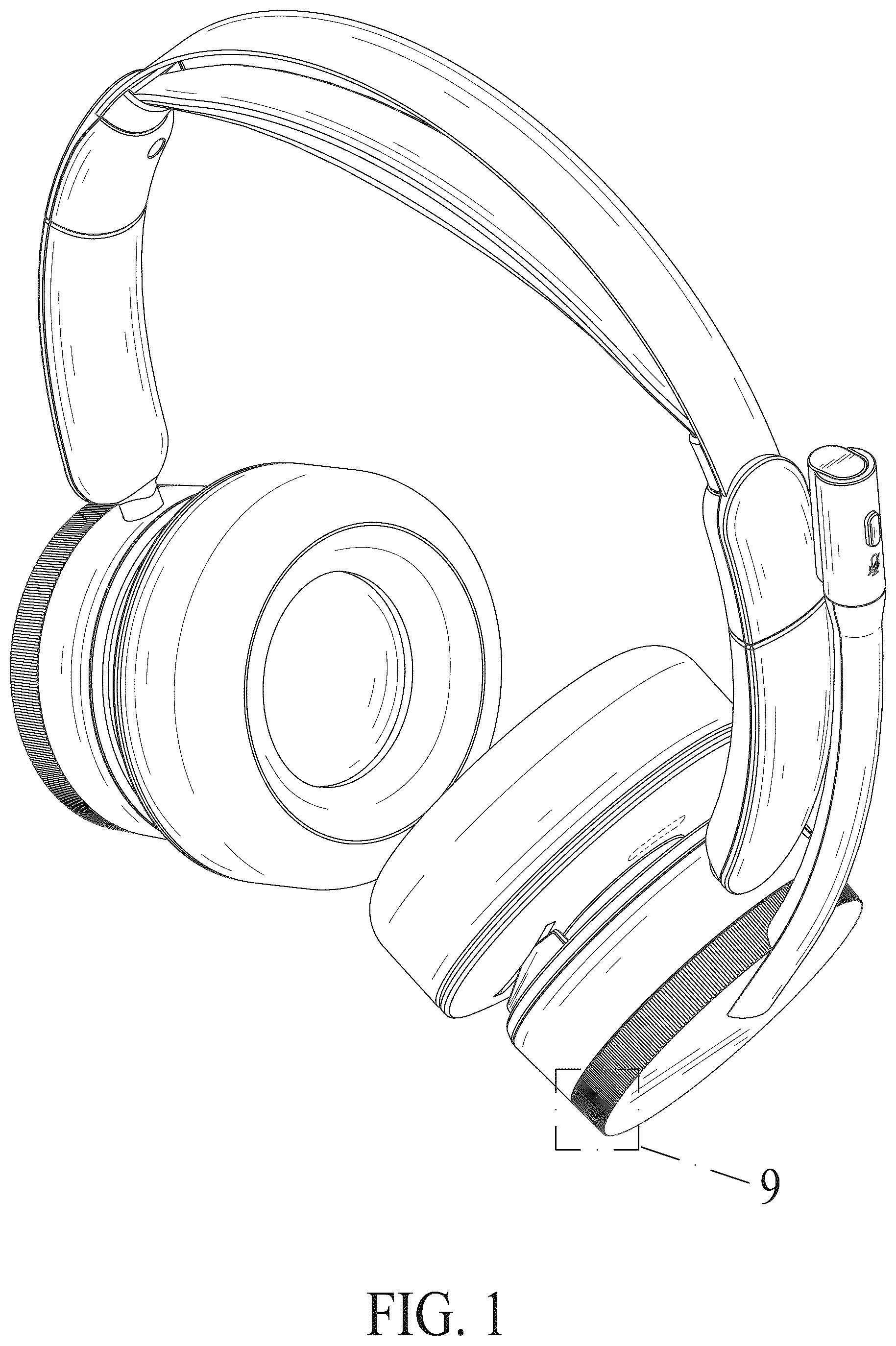 Patent USD1044769 Figure 1 – Headphone