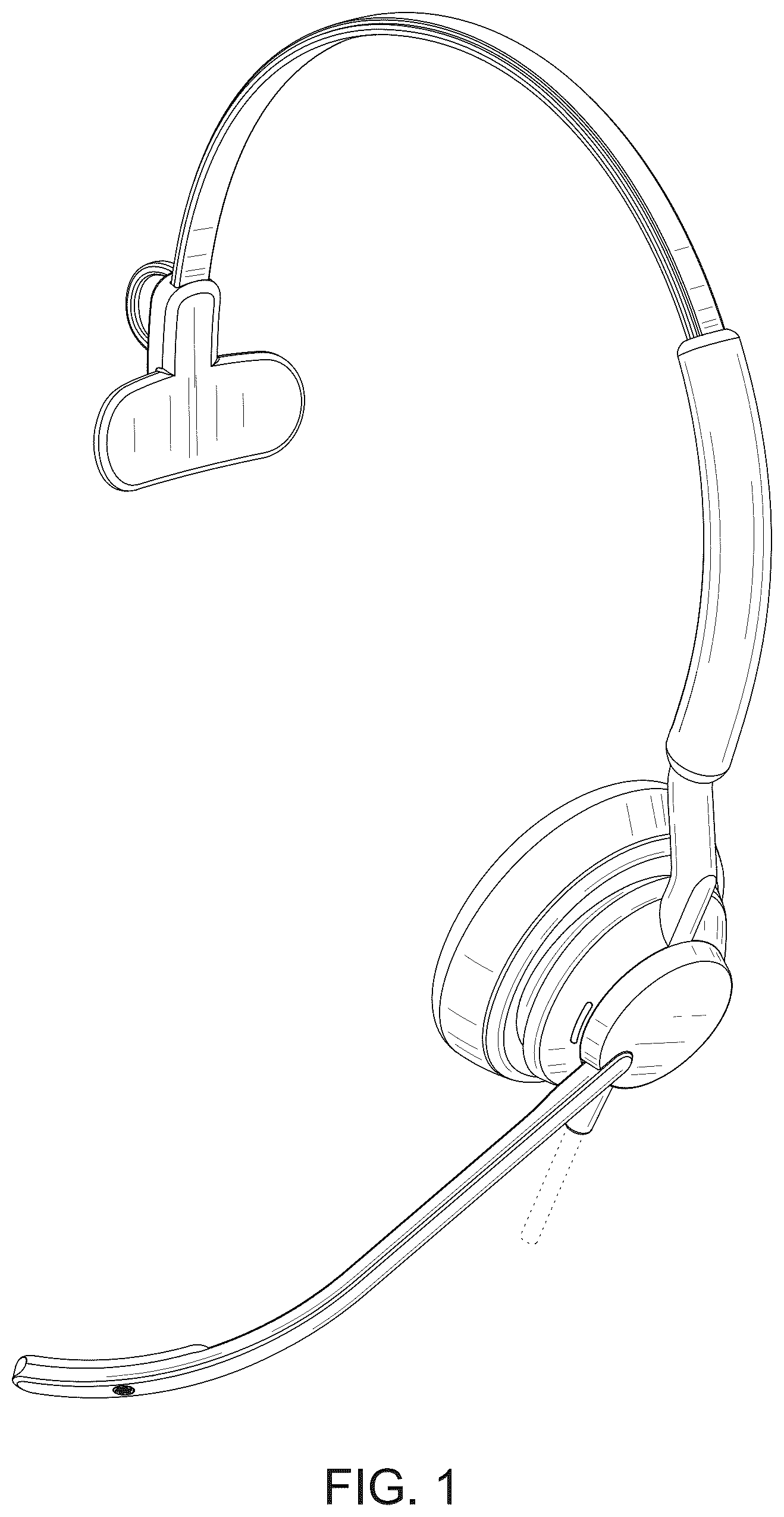 Patent USD1044771 — Headset for telephone — Figure 1