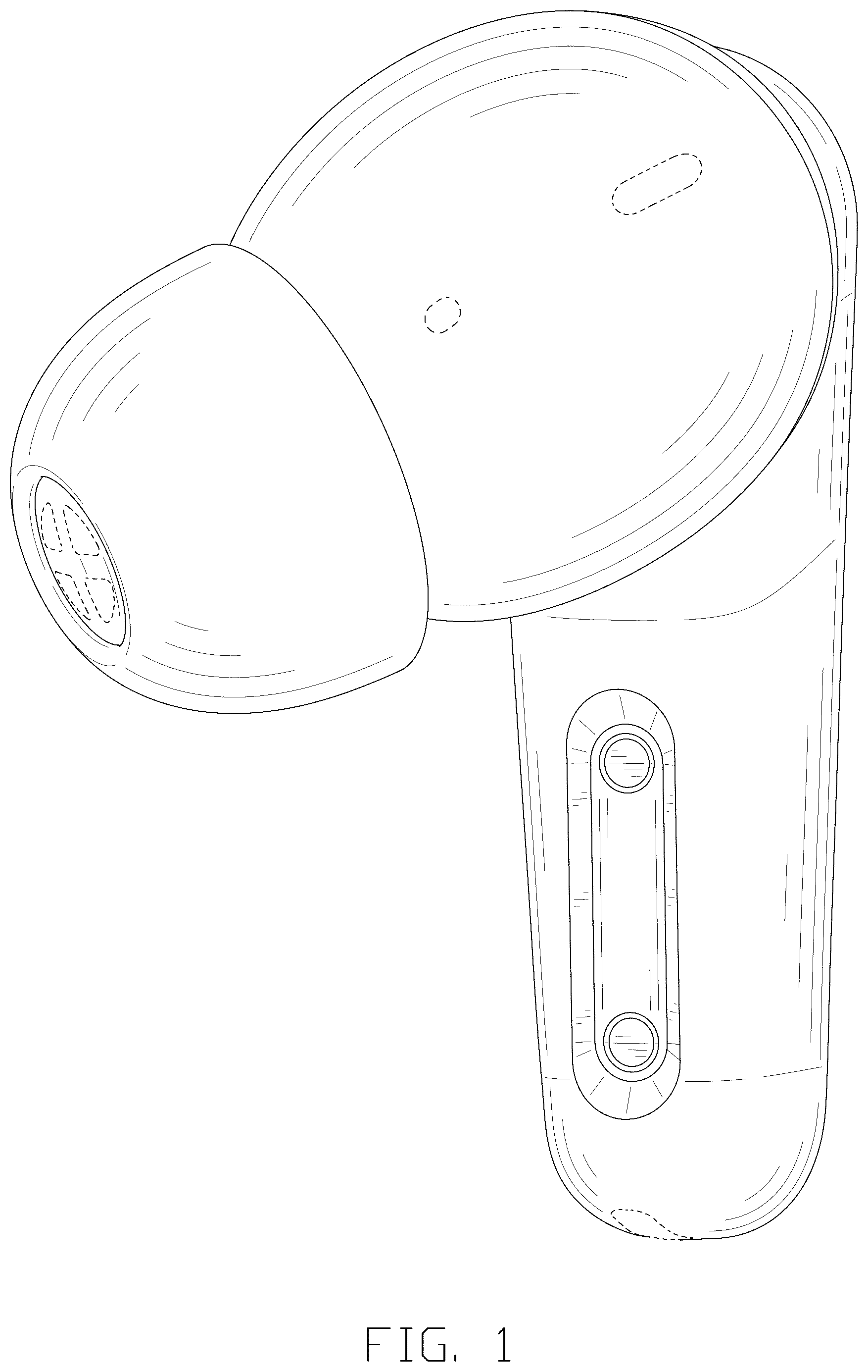 Patent USD1044777 — Pair of earphones — Figure 1