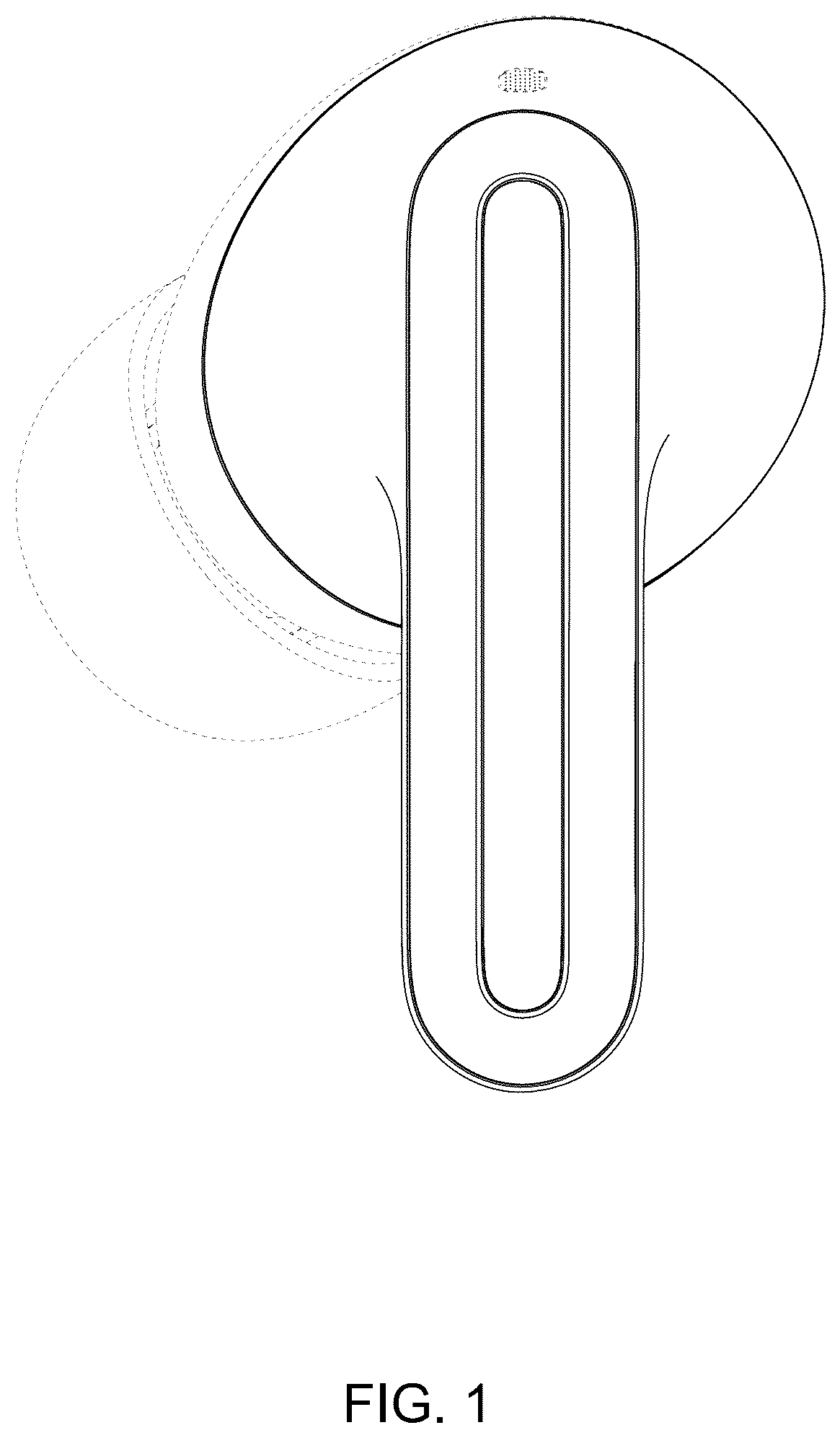 Patent USD1044779 — Earphone — Figure 1