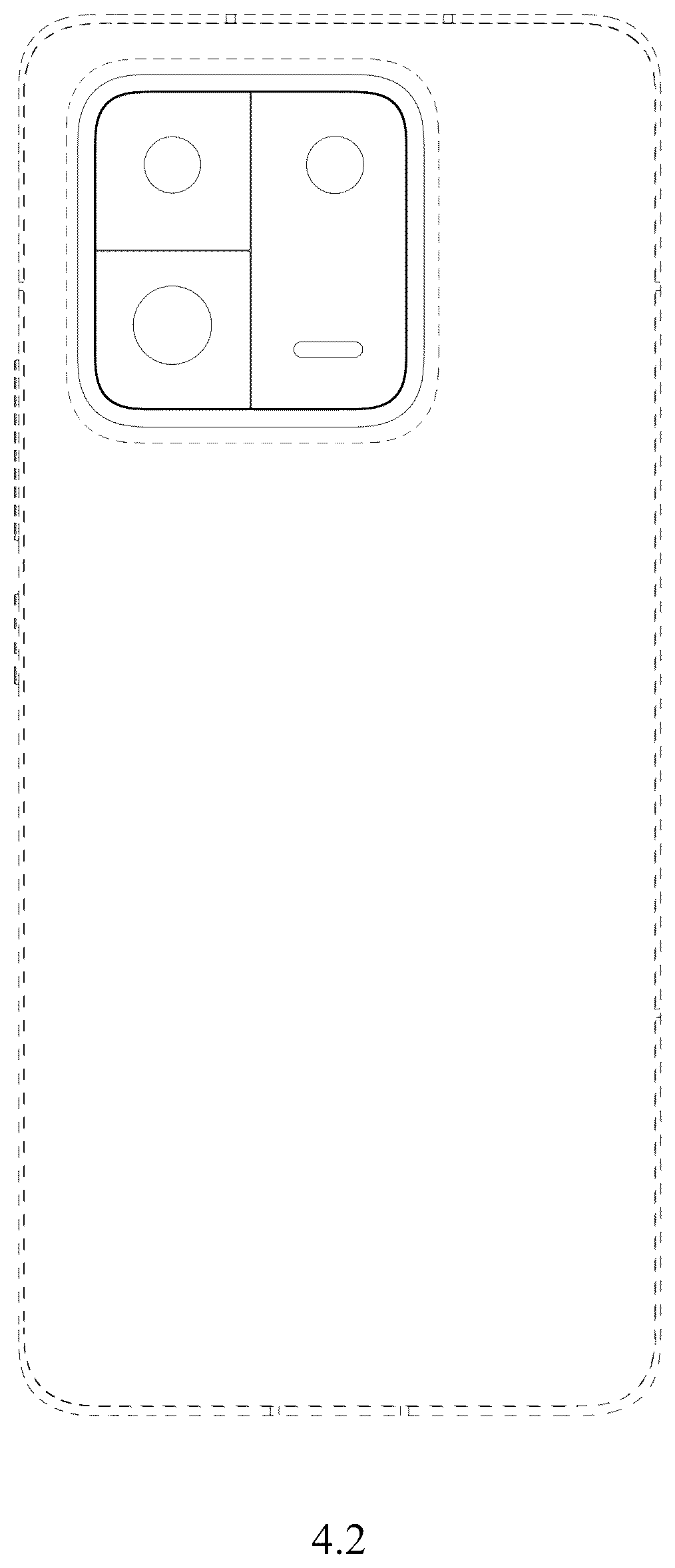 Patent USD1044787 Figure 8 – Mobile phone