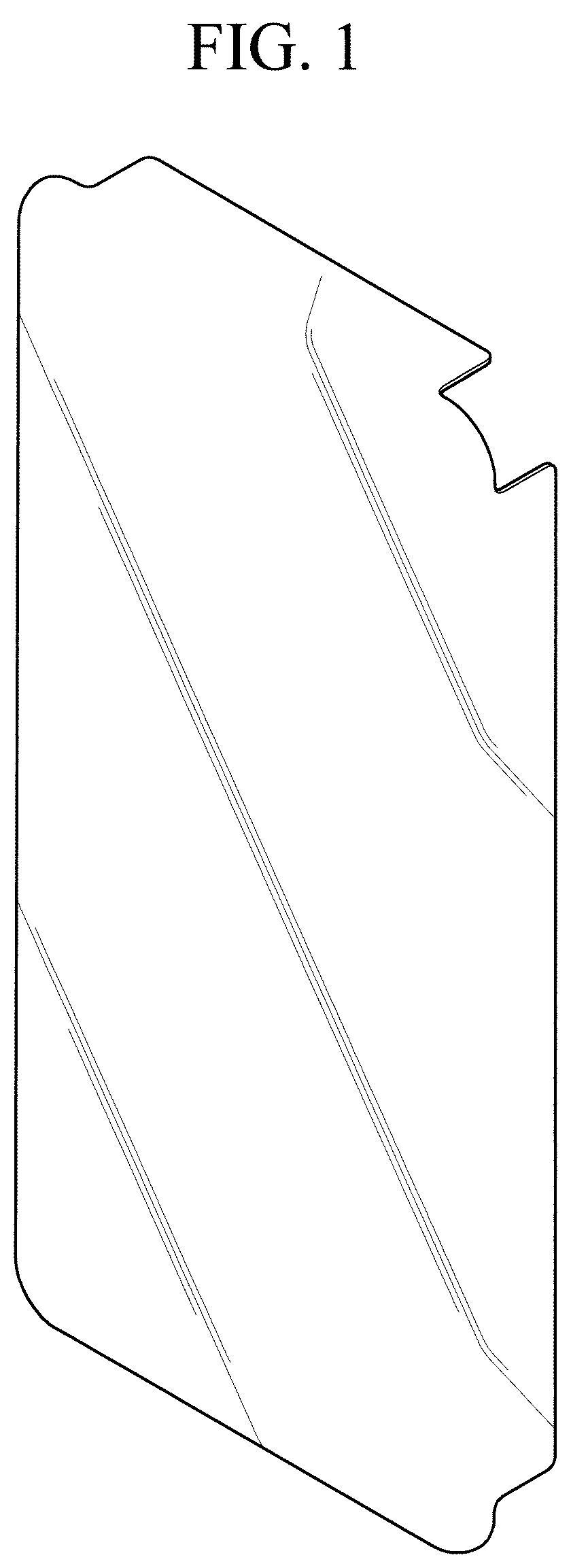 Patent USD1044788 — Cover window for a display panel — Figure 1