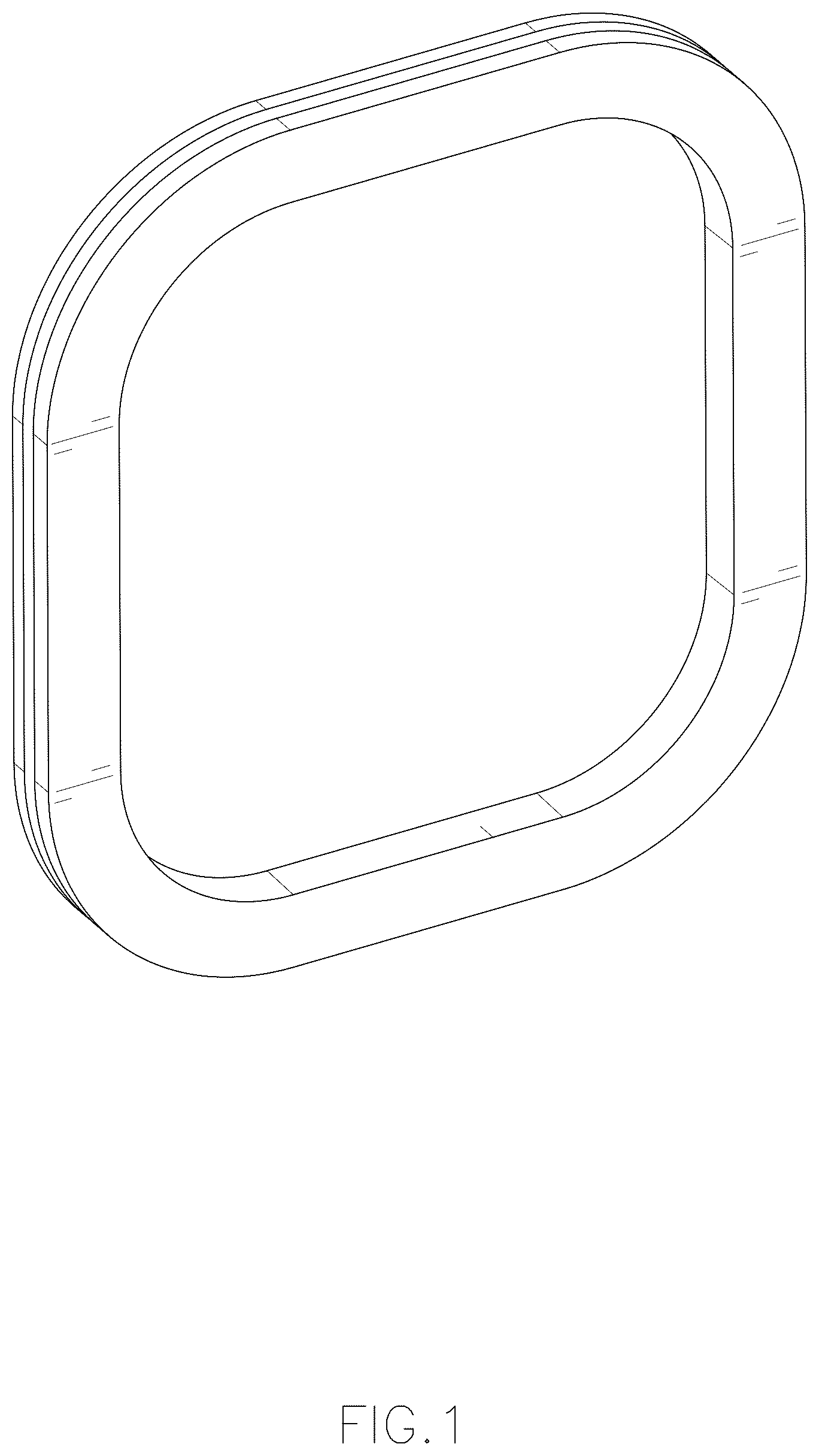 Patent USD1044789 Figure 1 – Mobile phone lens frame