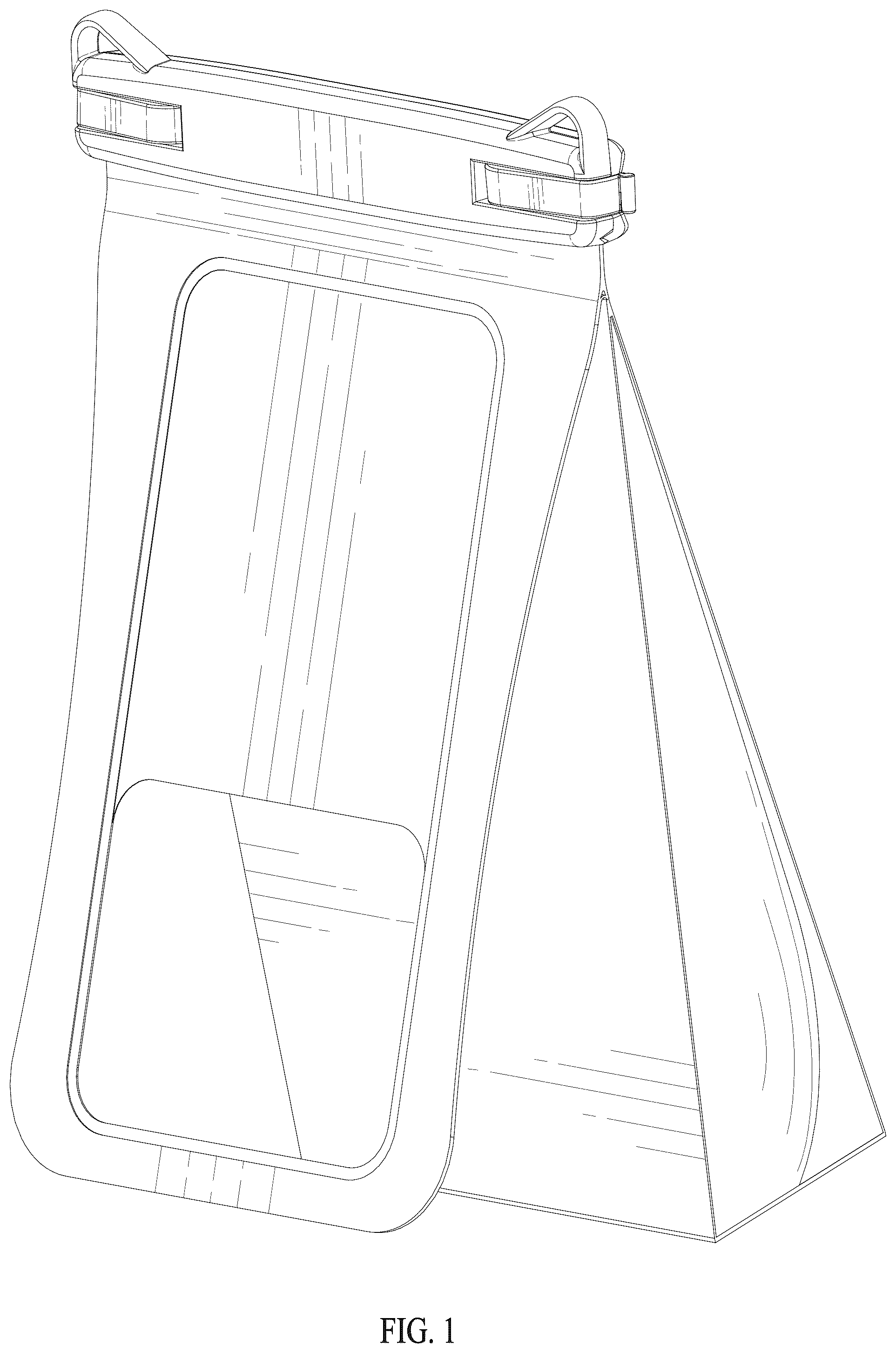 Patent USD1044790 Figure 1 – Waterproof pouch for smart phone