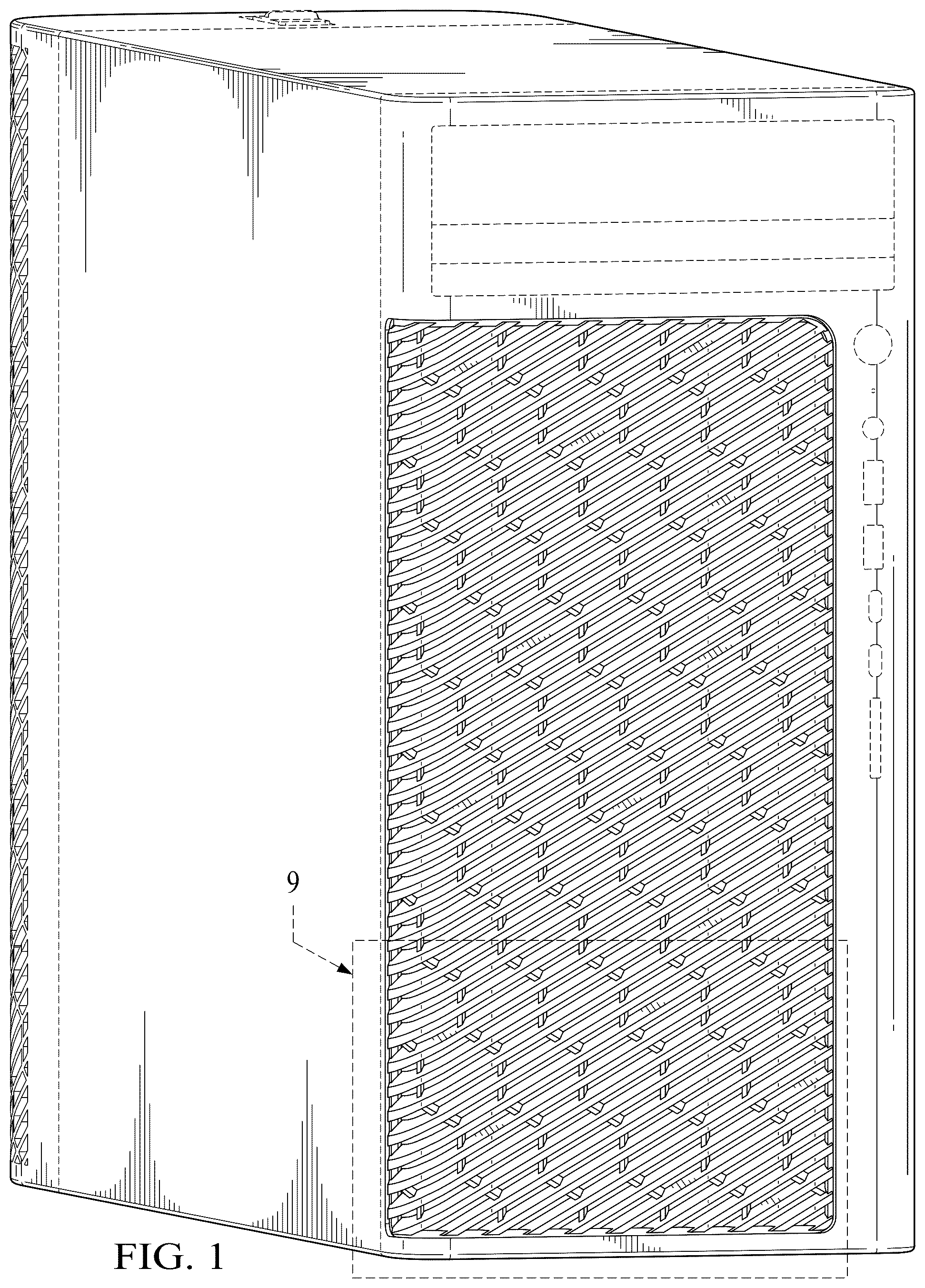 Patent USD1044795 Figure 1 – Information handling system