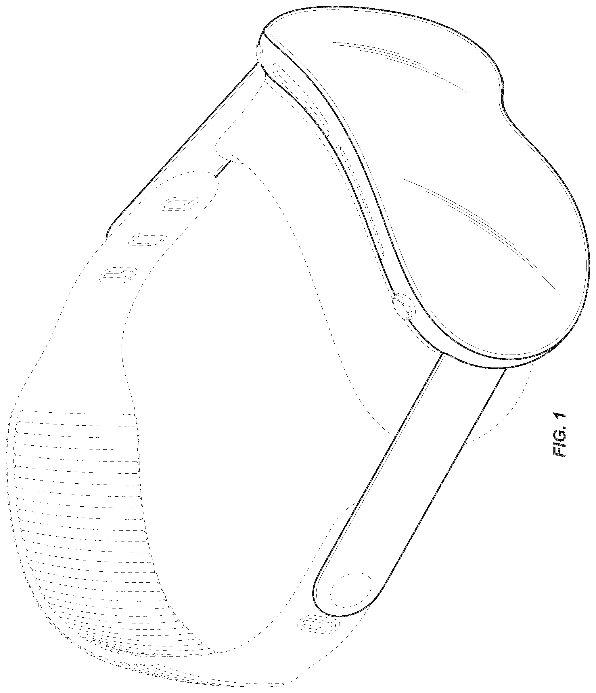 Patent USD1044808 Figure 1 – Head-mounted display