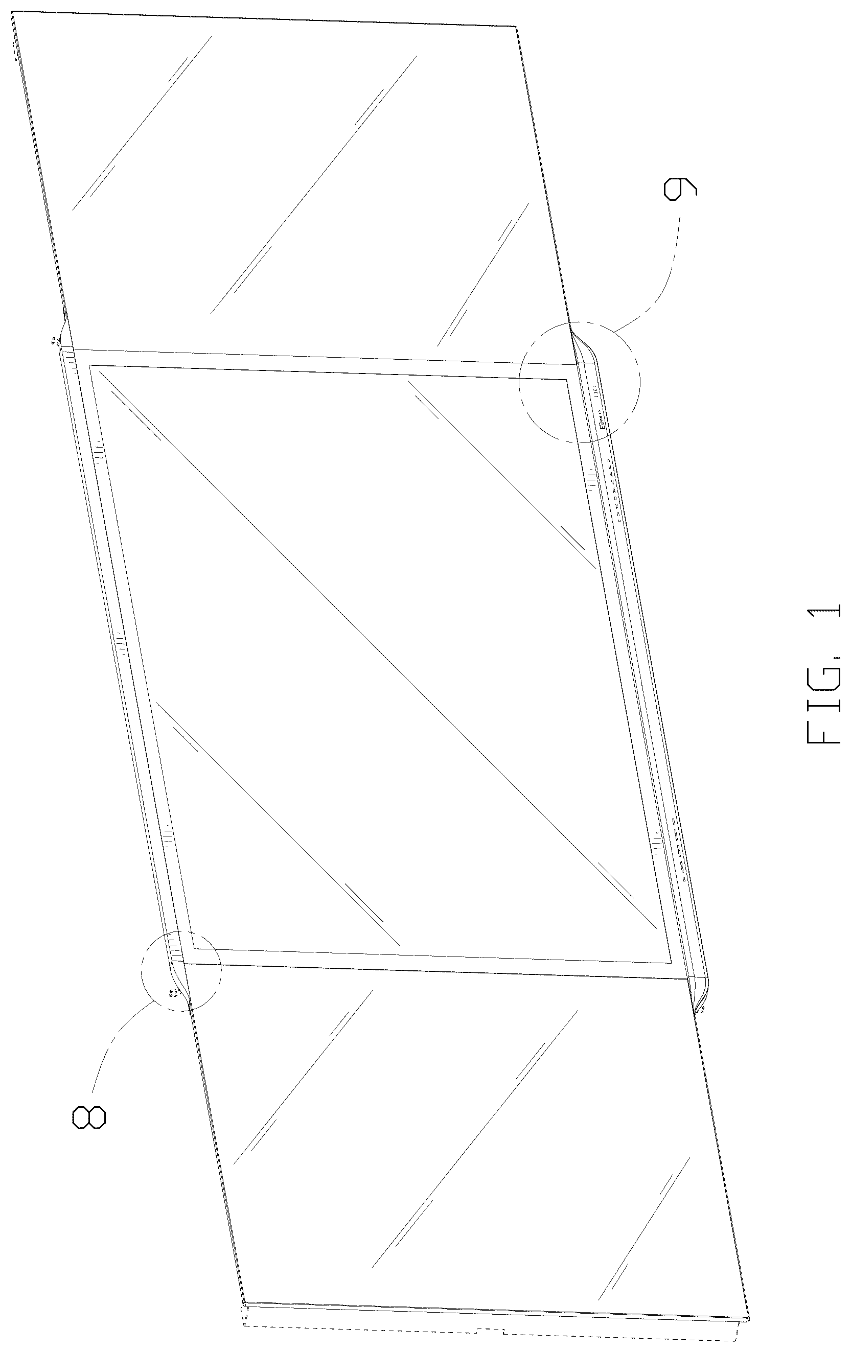 Patent USD1044809 — Display panel — Figure 1