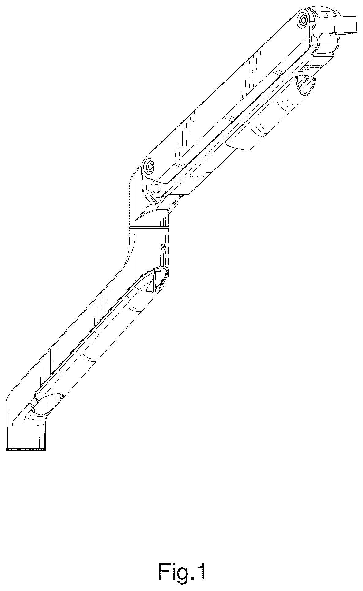 Patent USD1044821 — Monitor arm — Figure 1