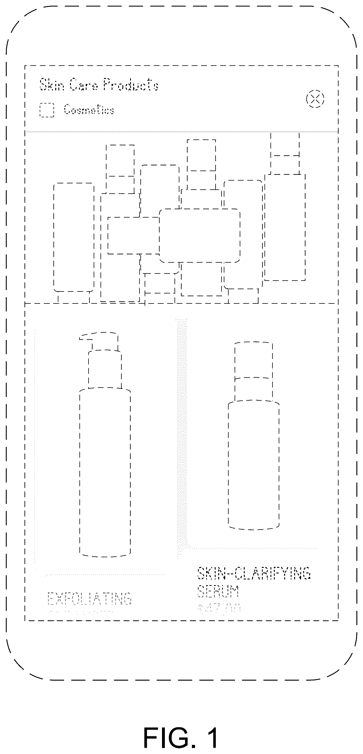 Patent USD1044860 — Display screen or portion thereof with transitional graphical user interface — Figure 1