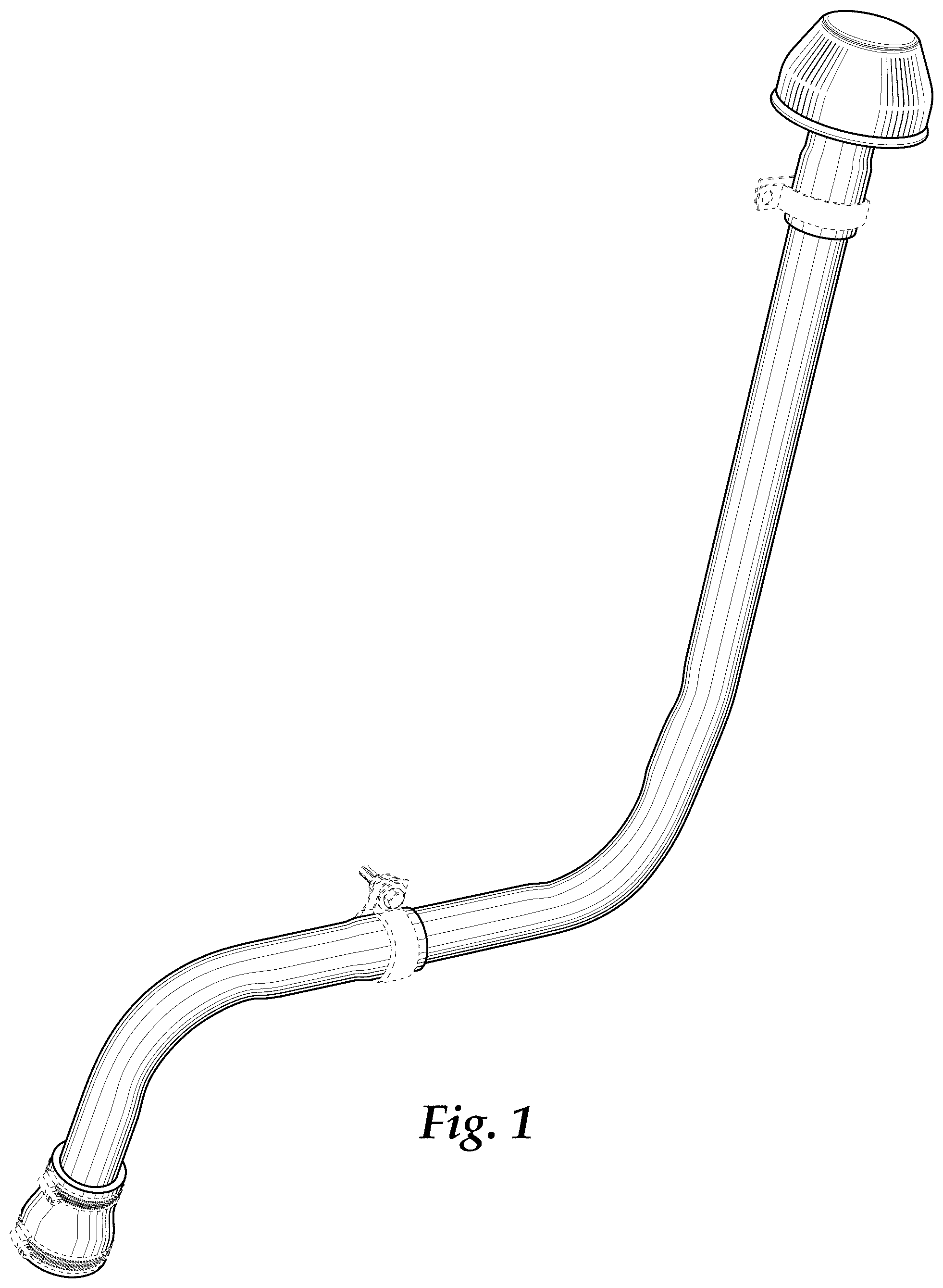 Patent USD1044872 — Air intake tubing for utility terrain vehicle — Figure 1