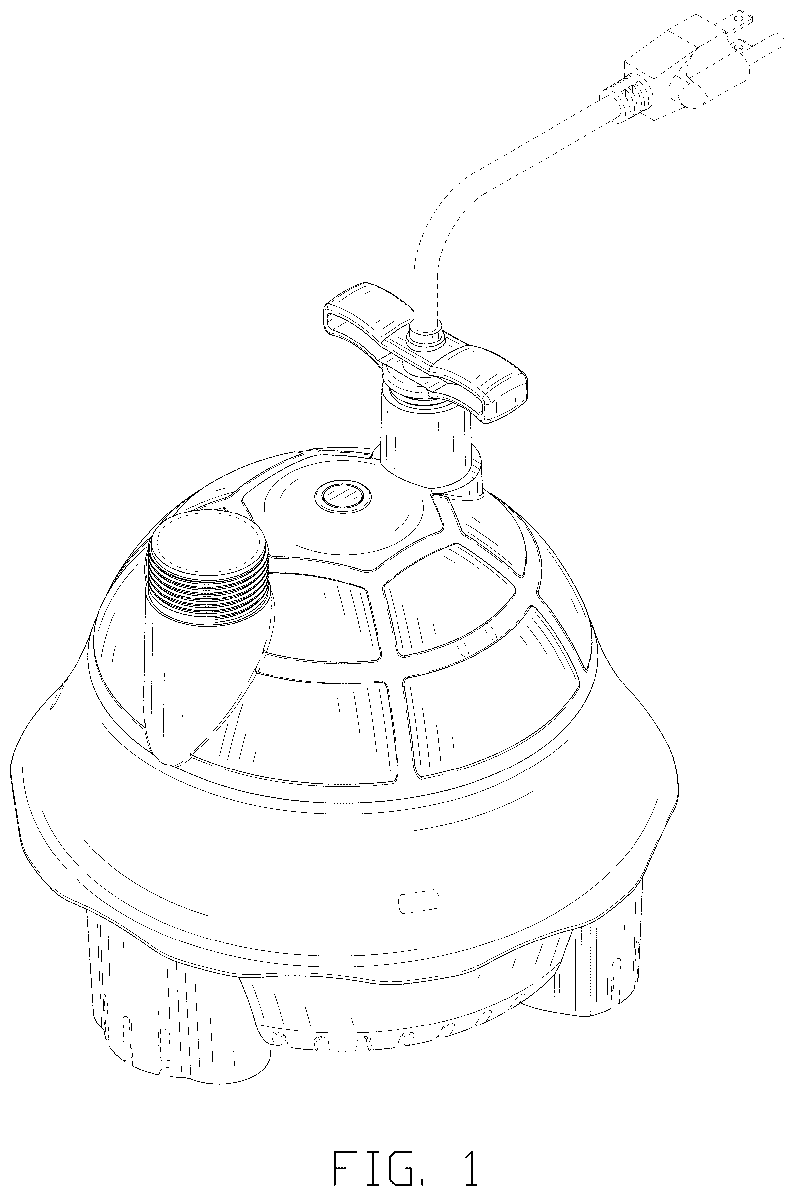 Patent USD1044874 Figure 1 – Turtle pump