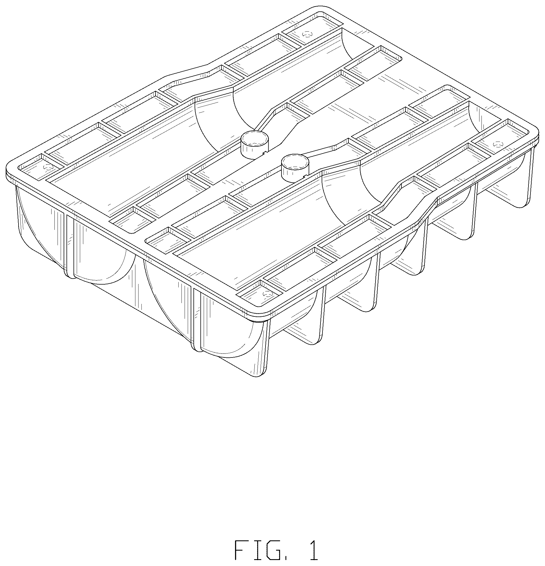 Patent USD1044888 — Ice tray for cup — Figure 1