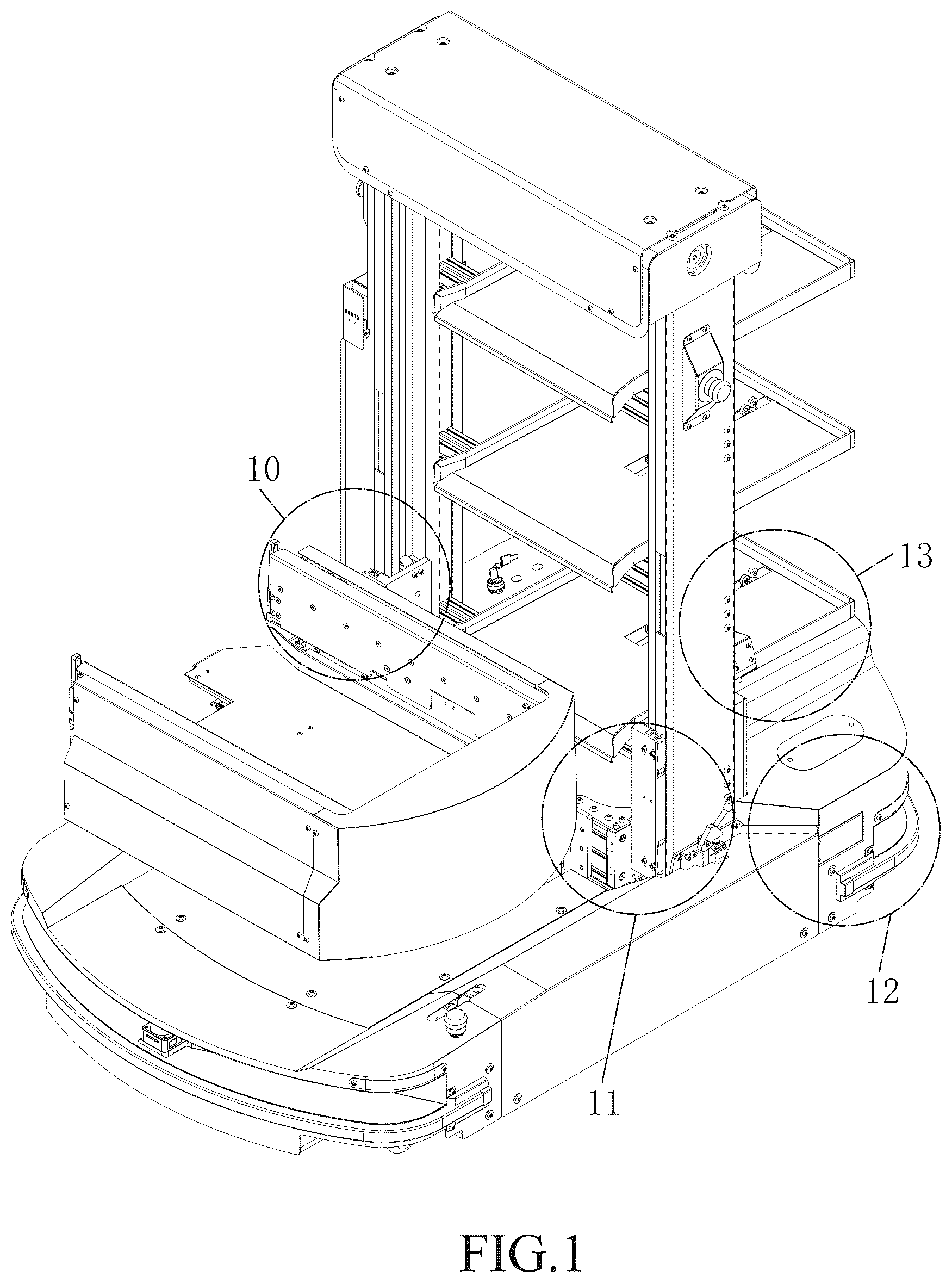 Patent USD1044900 — Warehousing robot — Figure 1