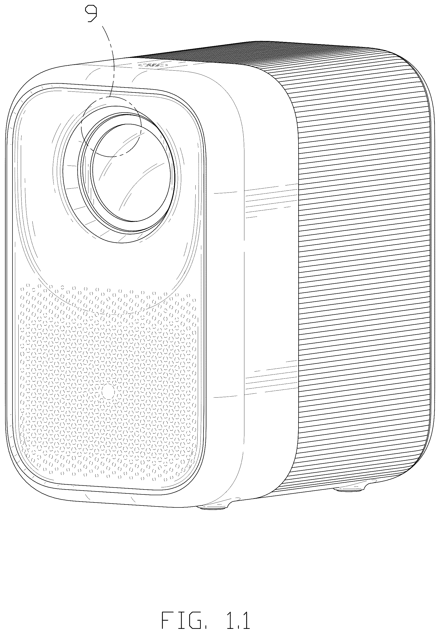 Patent USD1044912 — Projector — Figure 1