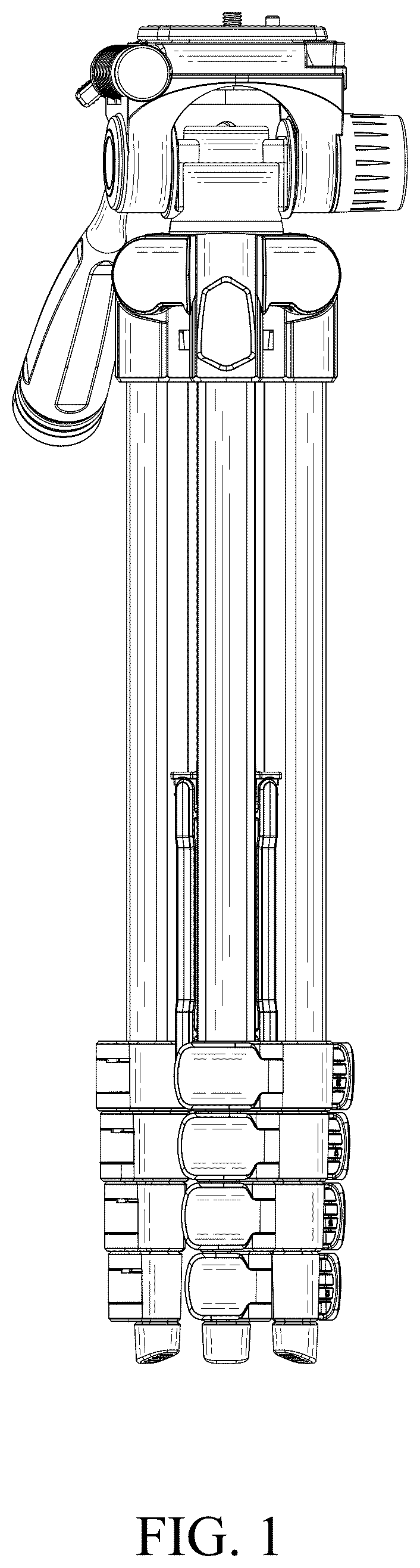 Patent USD1044915 Figure 1 – Tripod