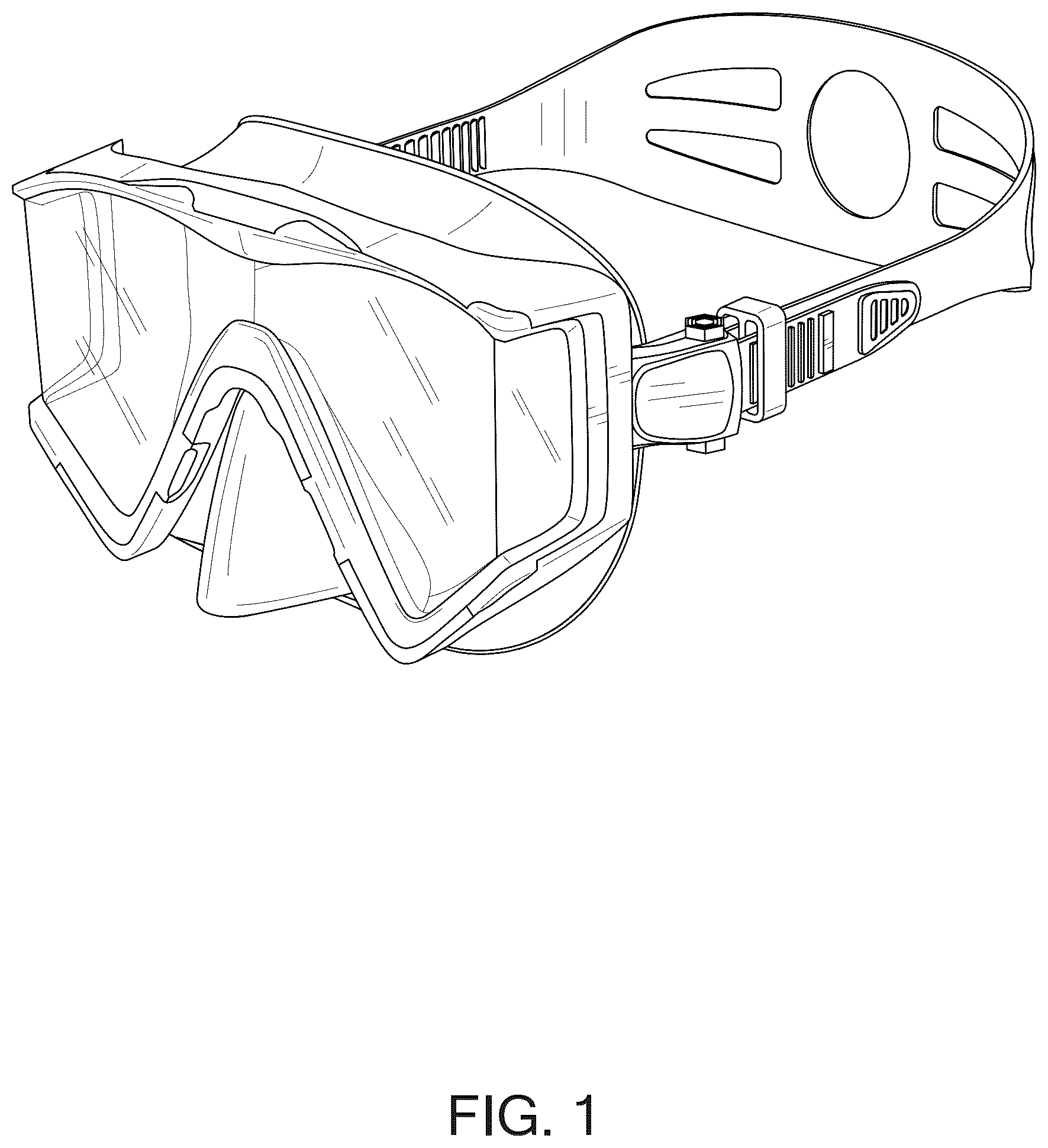 Patent USD1044917 — Swimming mask — Figure 1