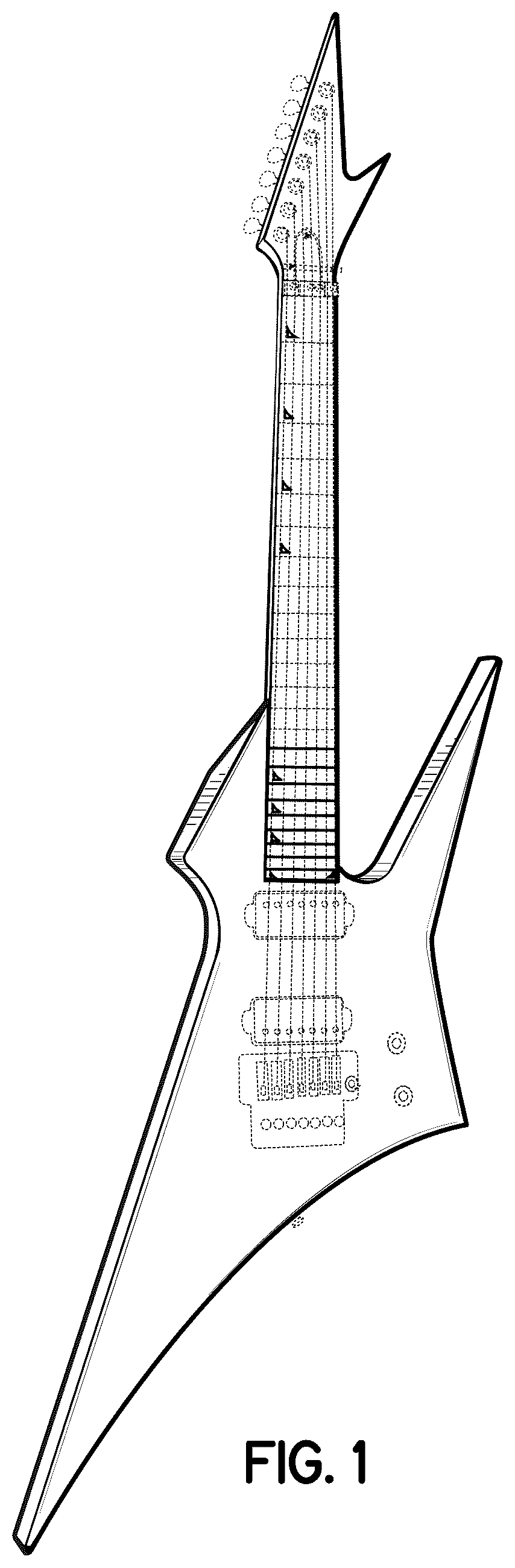 Patent USD1044921 — Guitar — Figure 1