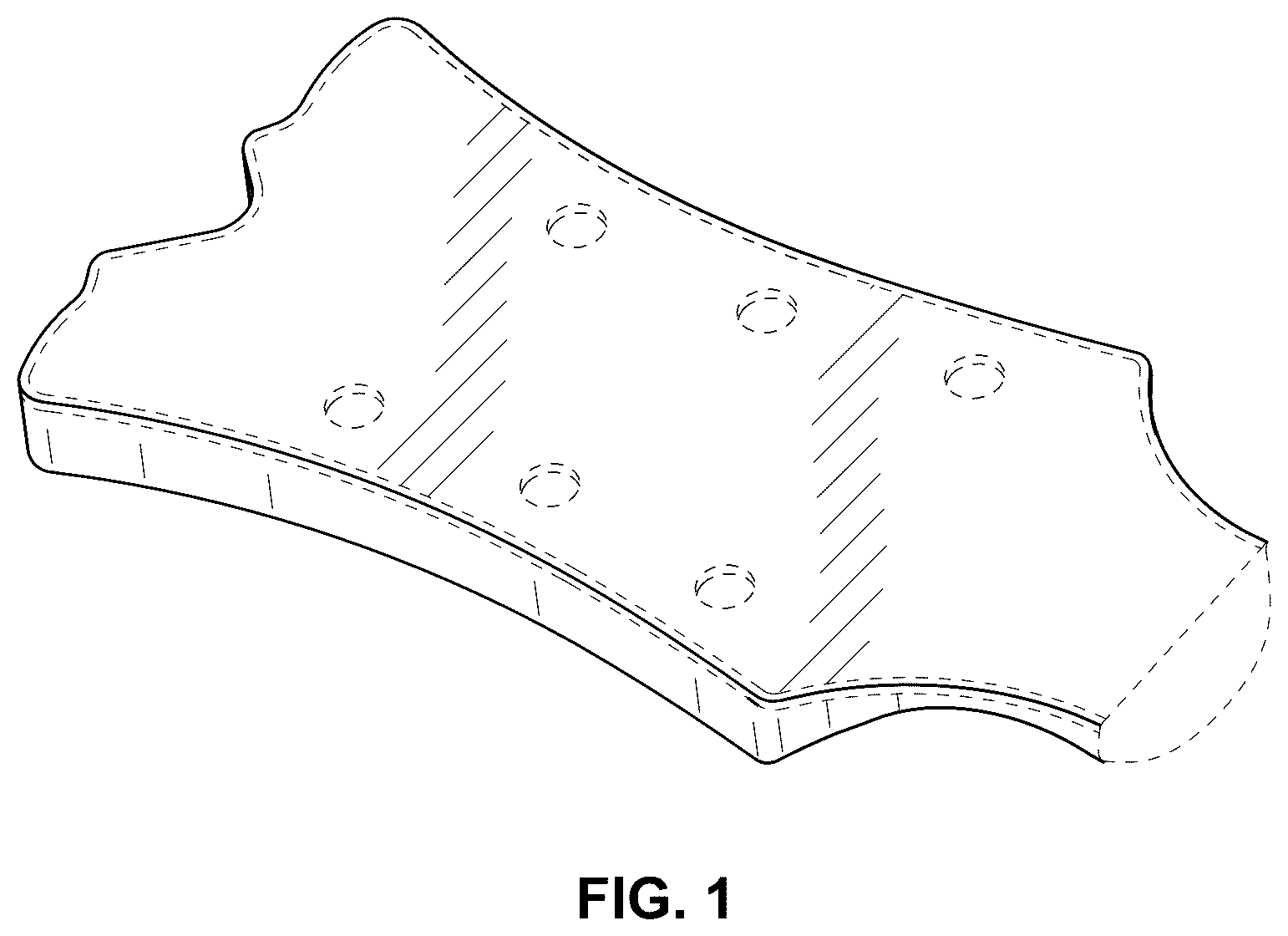 Patent USD1044924 — Guitar headstock — Figure 1