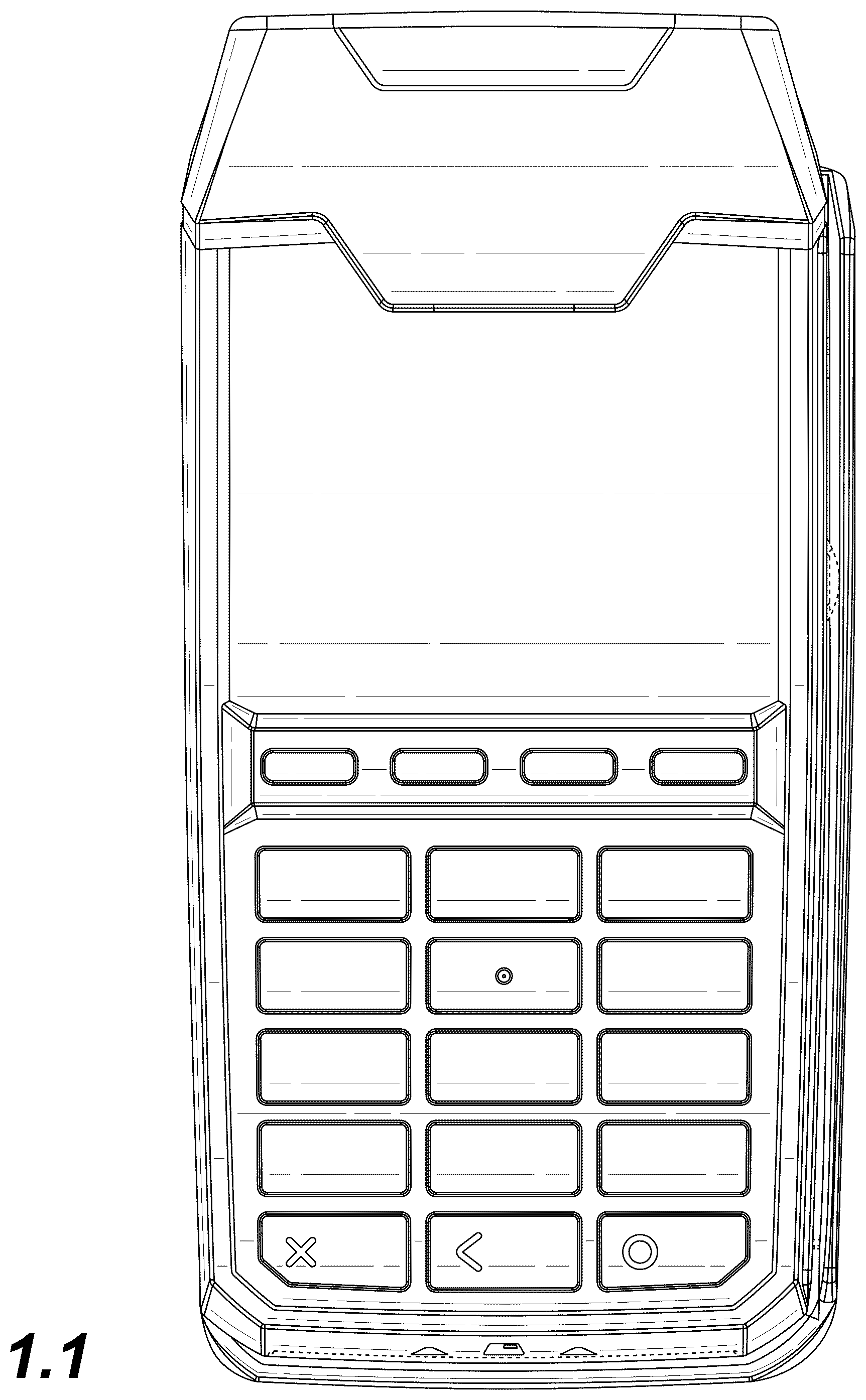 Patent USD1044932 Figure 1 – Payment terminal