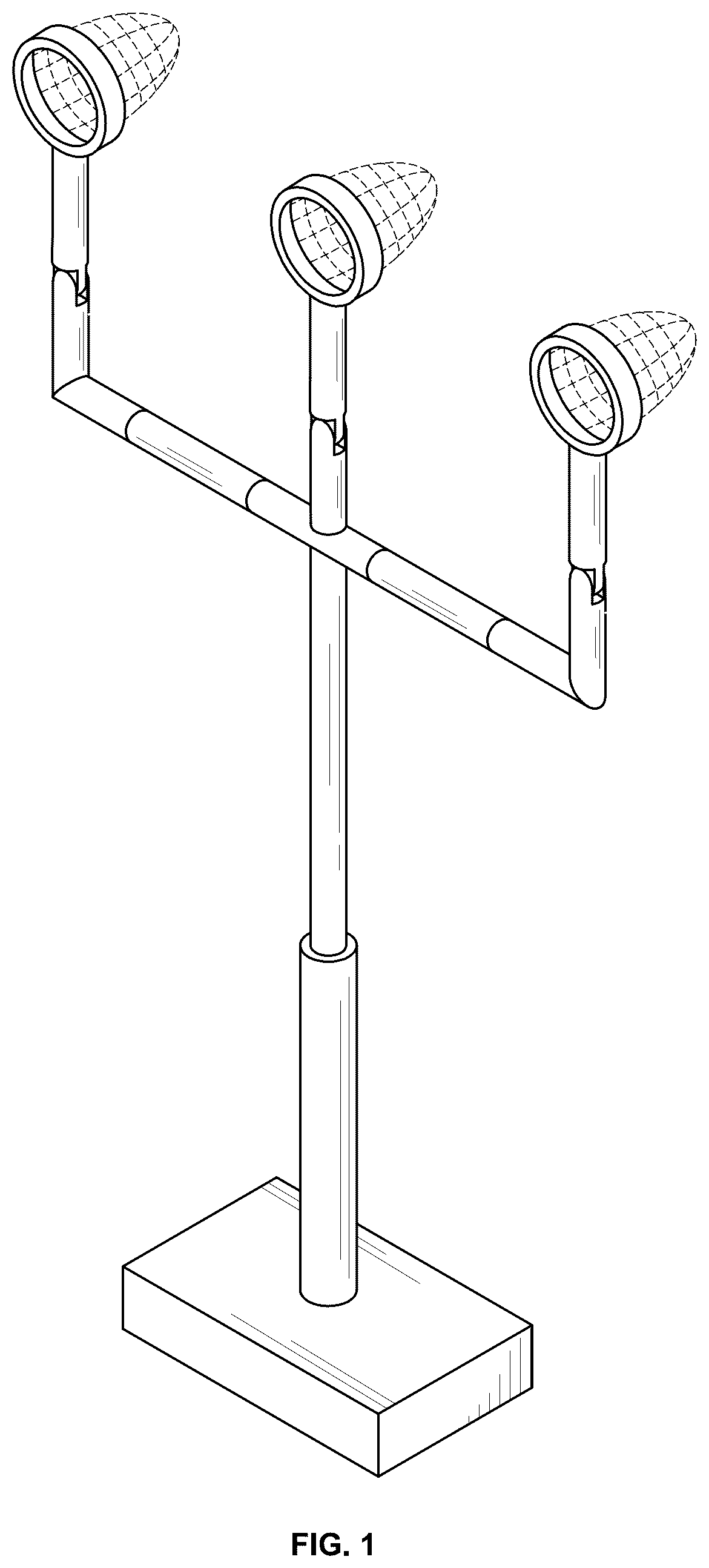 Patent USD1044949 — Game football throwing target — Figure 1