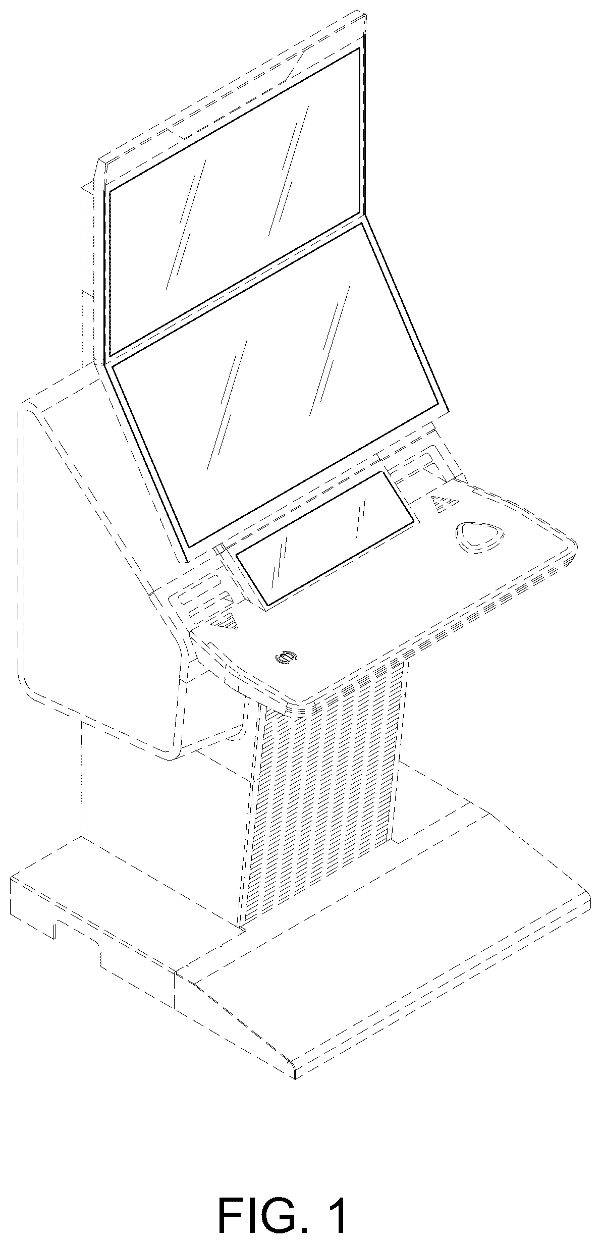 Patent USD1044954 — Gaming machine — Figure 1
