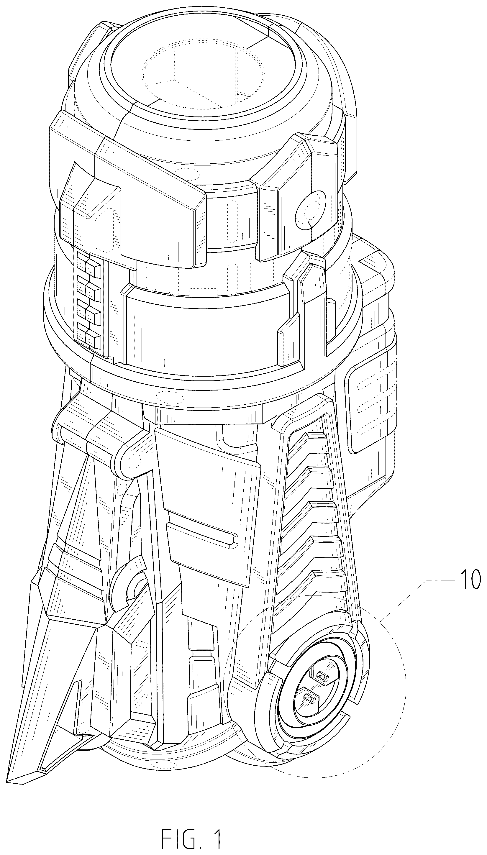 Patent USD1044959 — Bubble machine — Figure 1