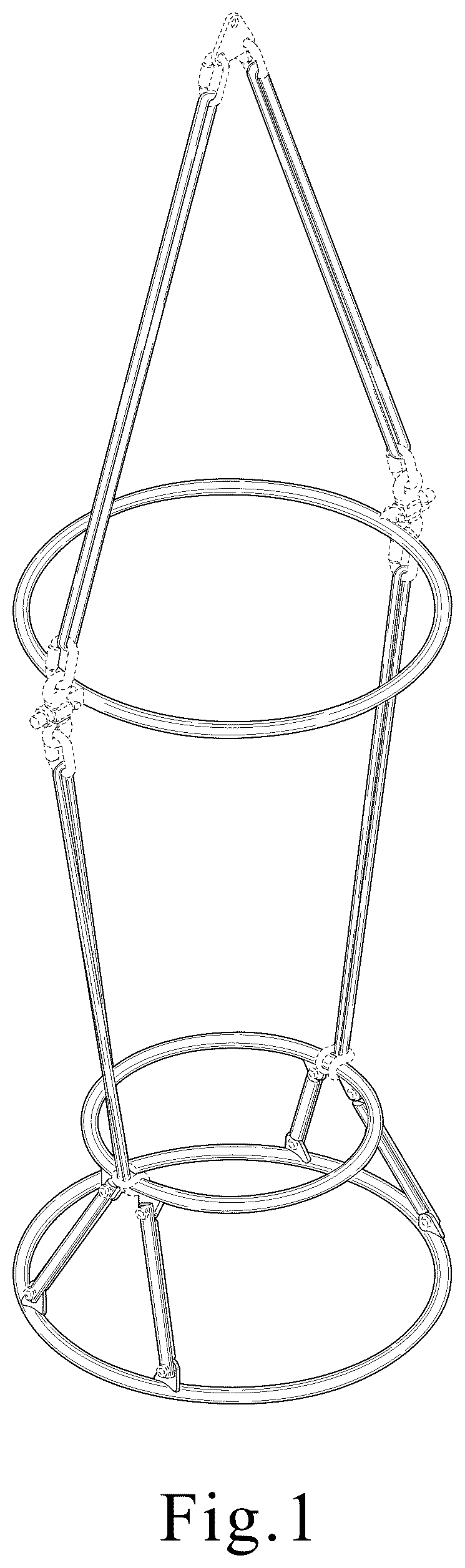 Patent USD1044991 — Aerial acrobatic apparatus — Figure 1