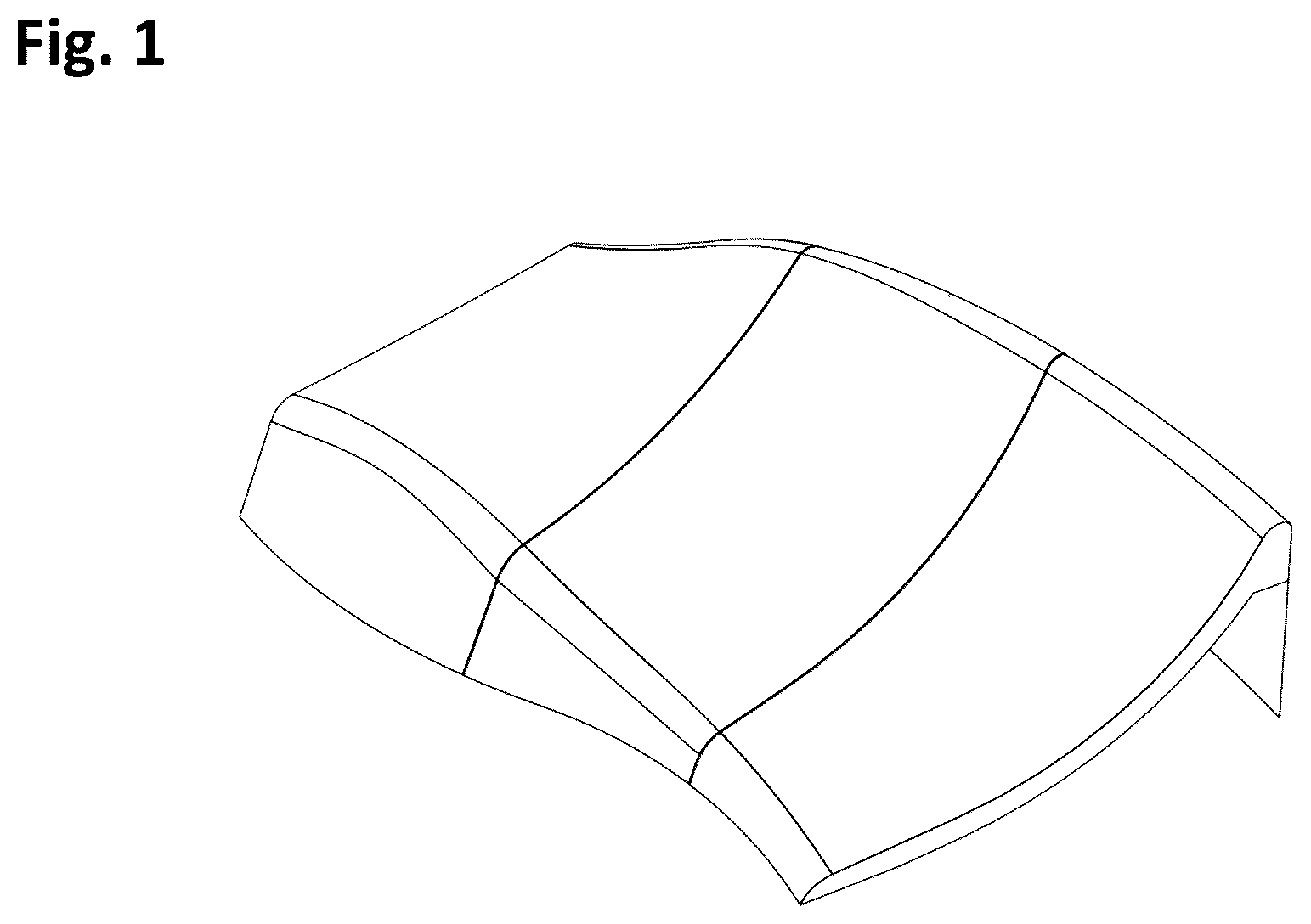 Patent USD1044992 — Part of modular pump track — Figure 1