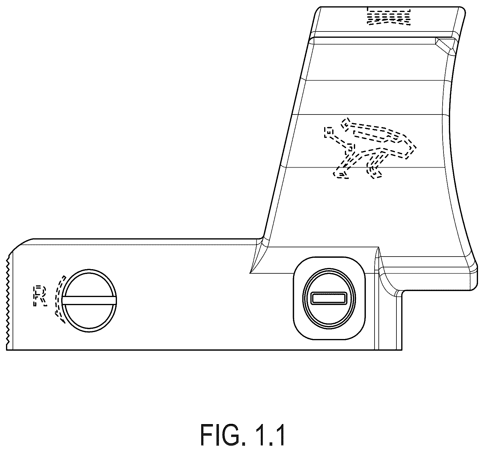 Patent USD1045002 Figure 1 – Gun sight