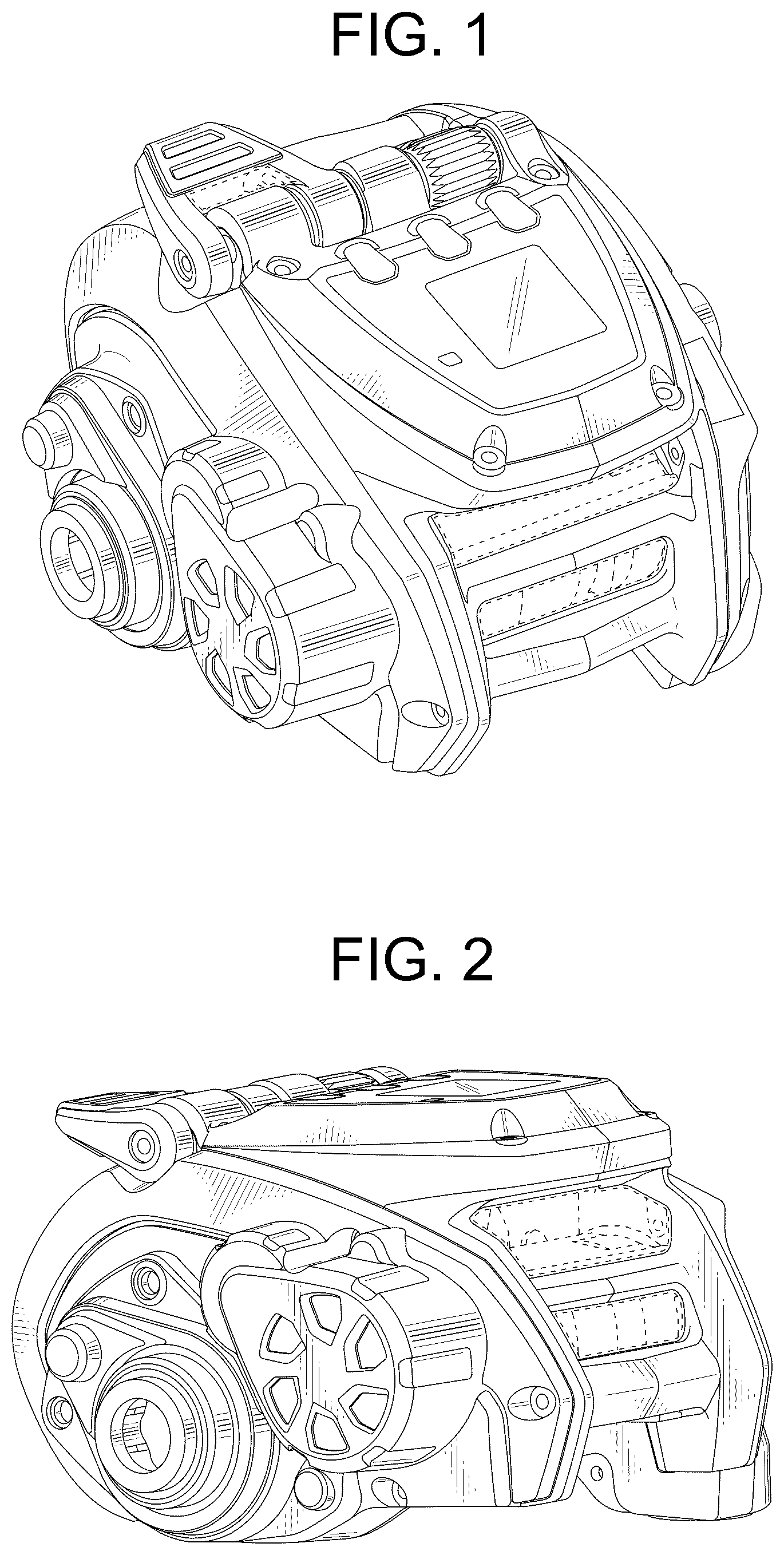 Patent USD1045011 — Fishing reel body — Figure 1