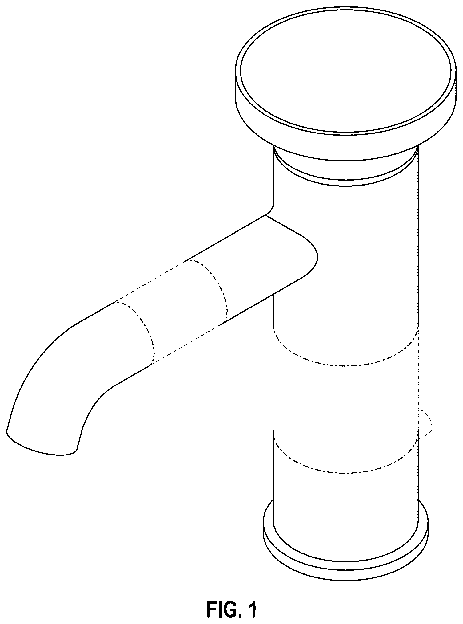 Patent USD1045021 — Faucet — Figure 1