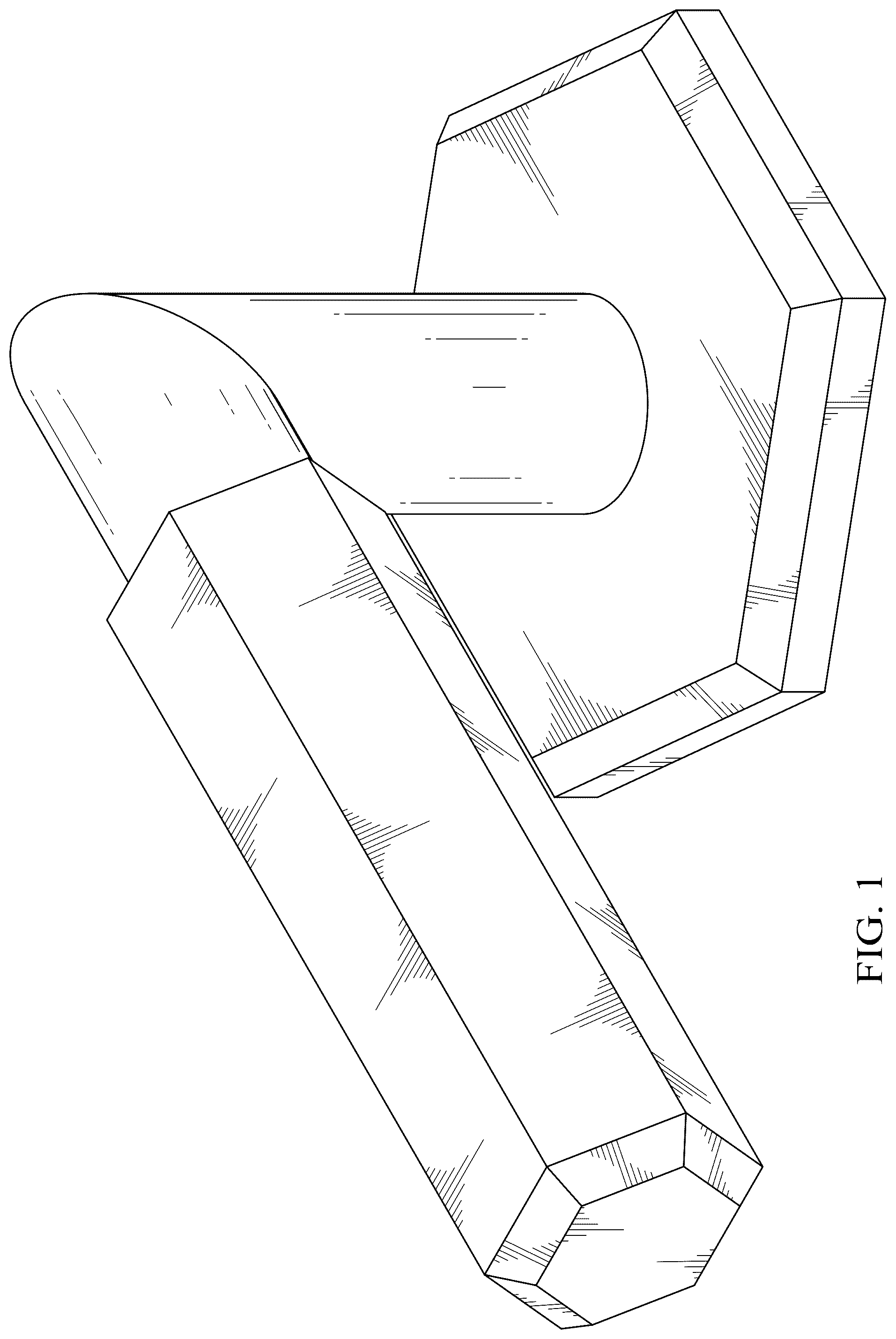 Patent USD1045025 — Faucet handle — Figure 1