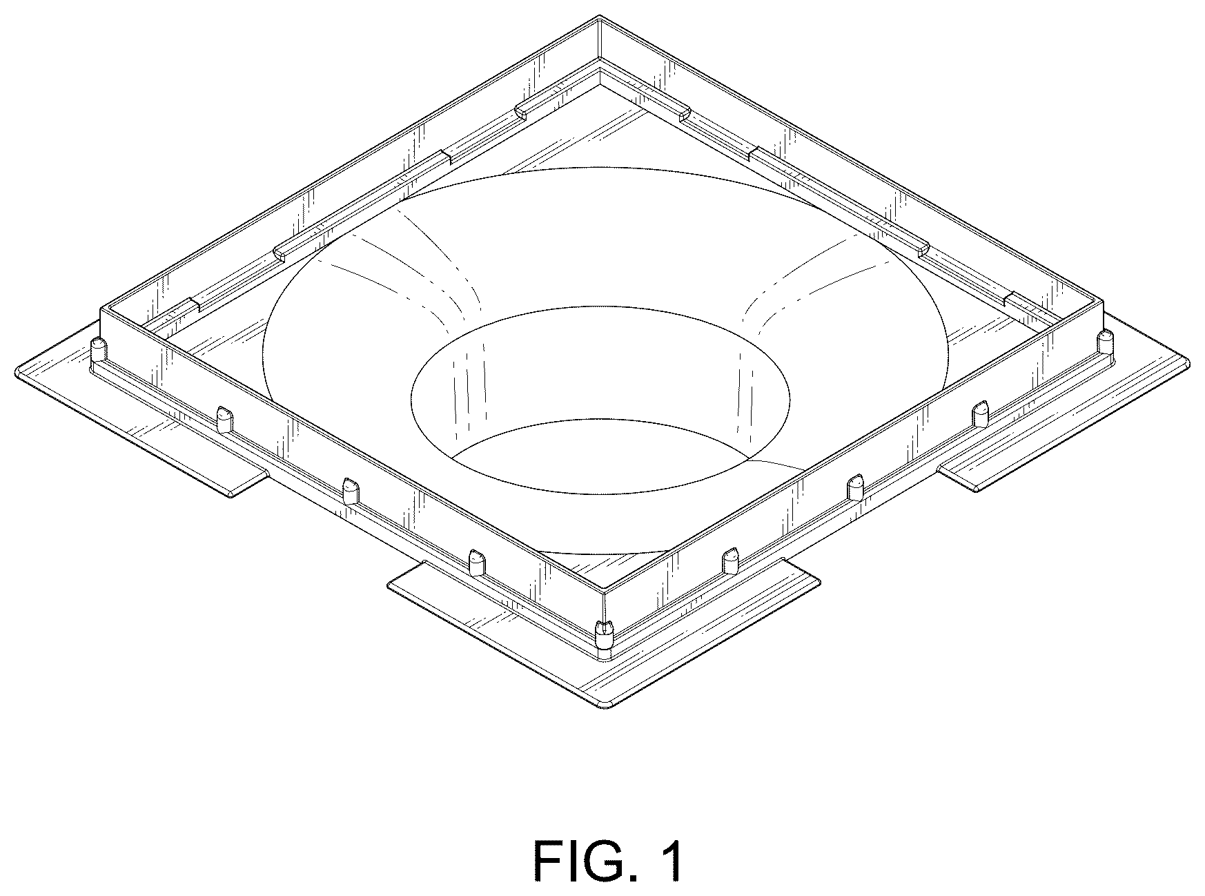Patent USD1045030 — Shower drain insert — Figure 1