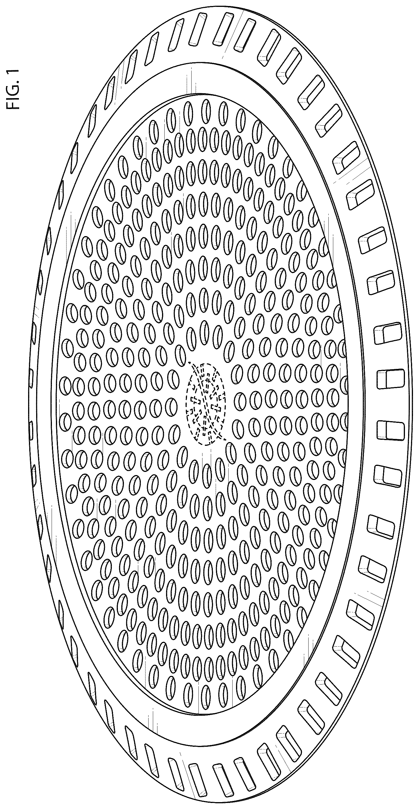 Patent USD1045032 — Shower drain hair catcher — Figure 1