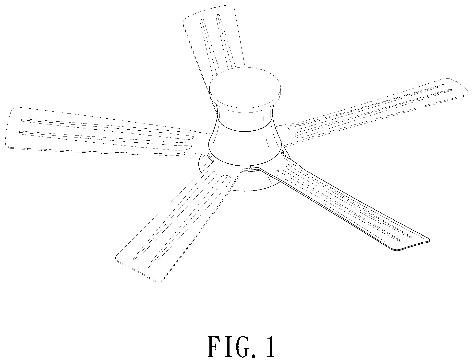 Patent USD1045051 — Ceiling fan — Figure 1