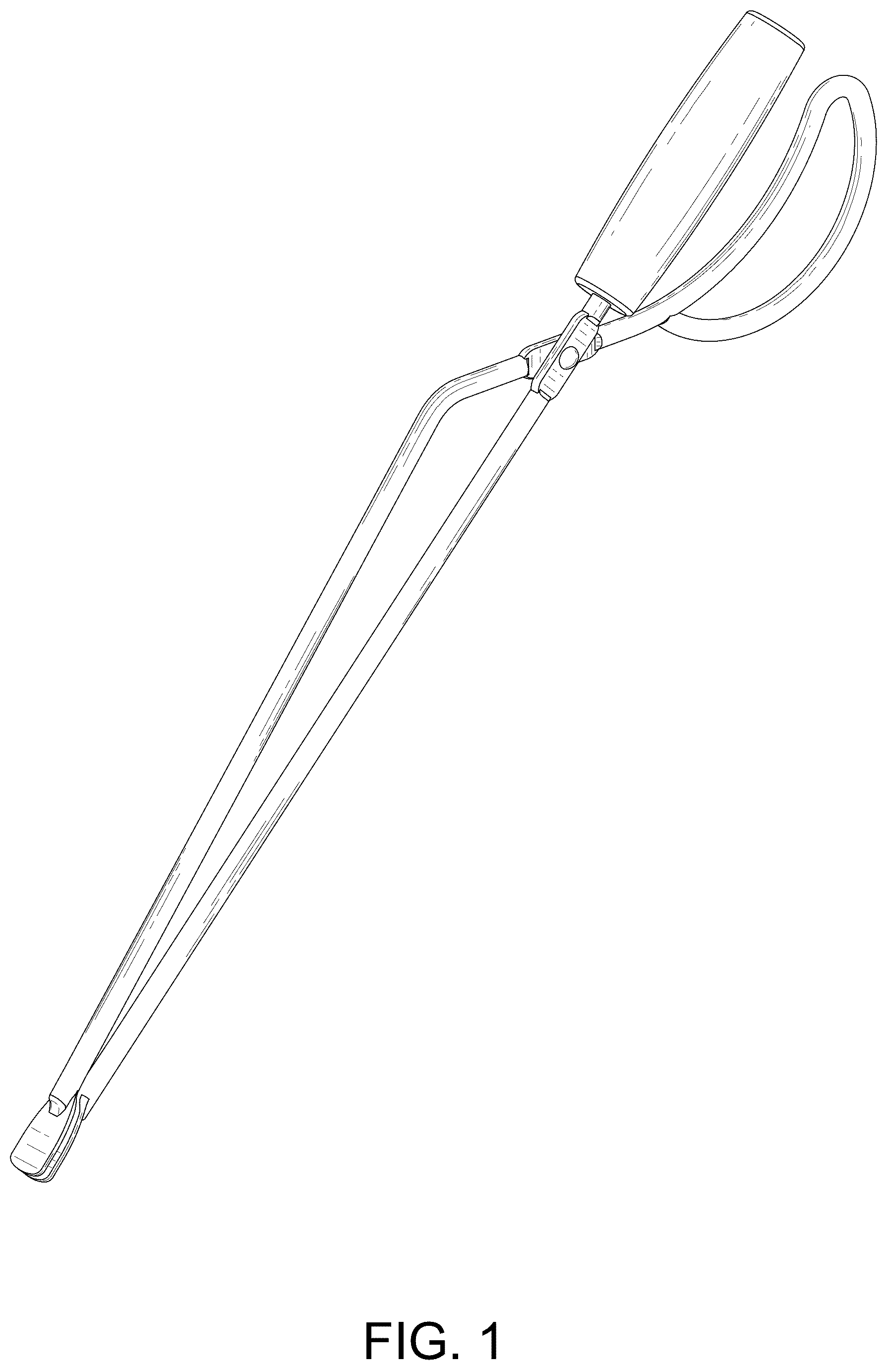 Patent USD1045061 Figure 1 – Fireplace tong