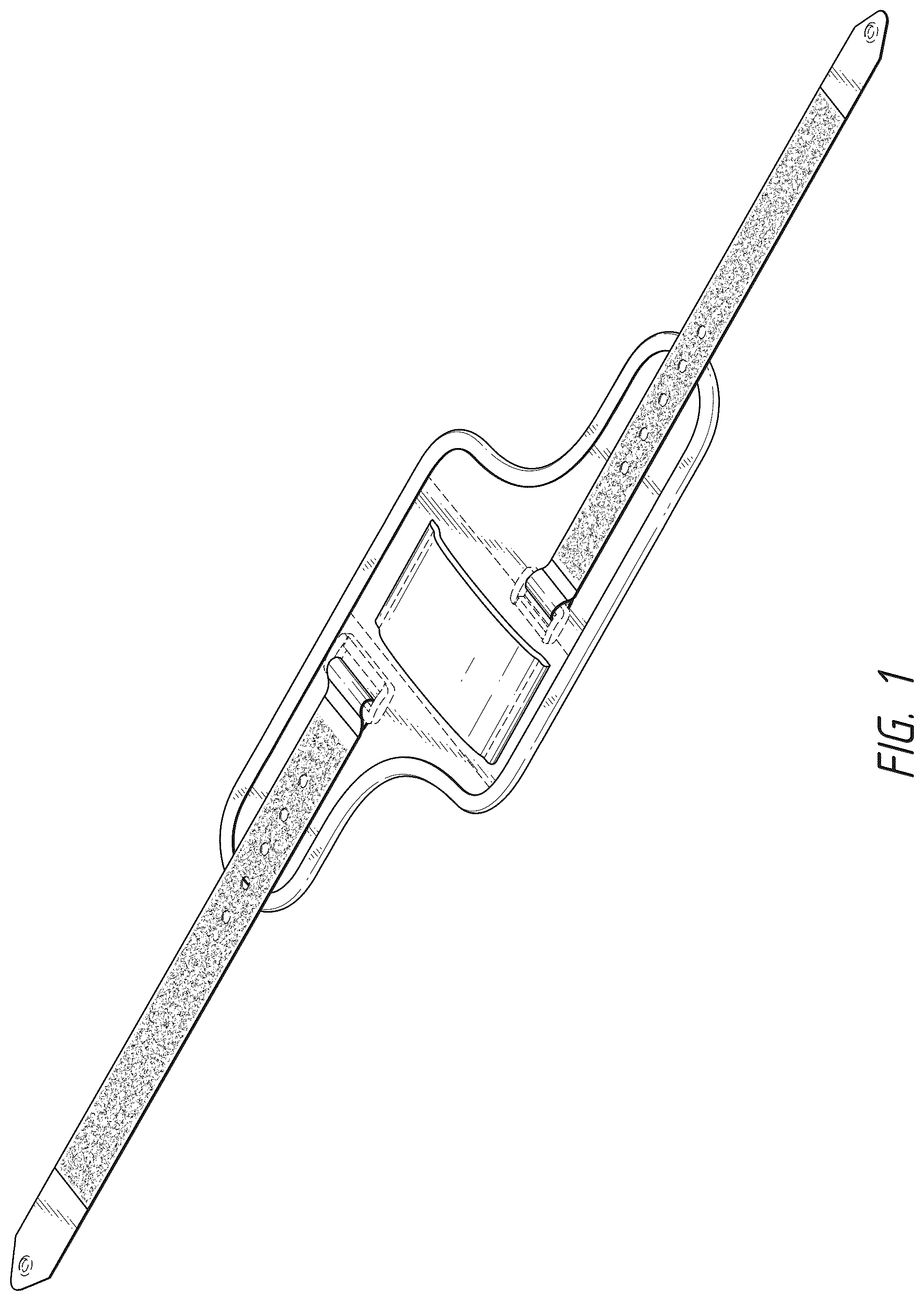Patent USD1045096 Figure 1 – Apparatus for restraining hand digit contact with the face