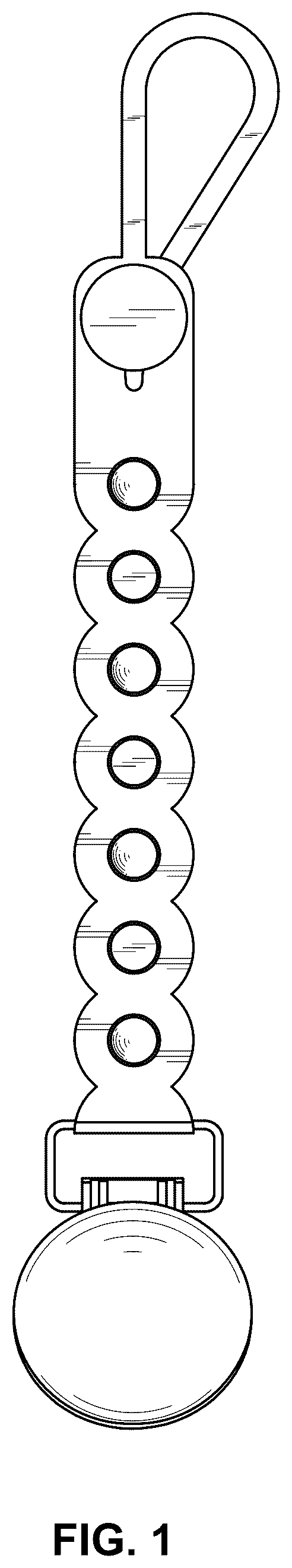 Patent USD1045099 — Pacifier clip — Figure 1
