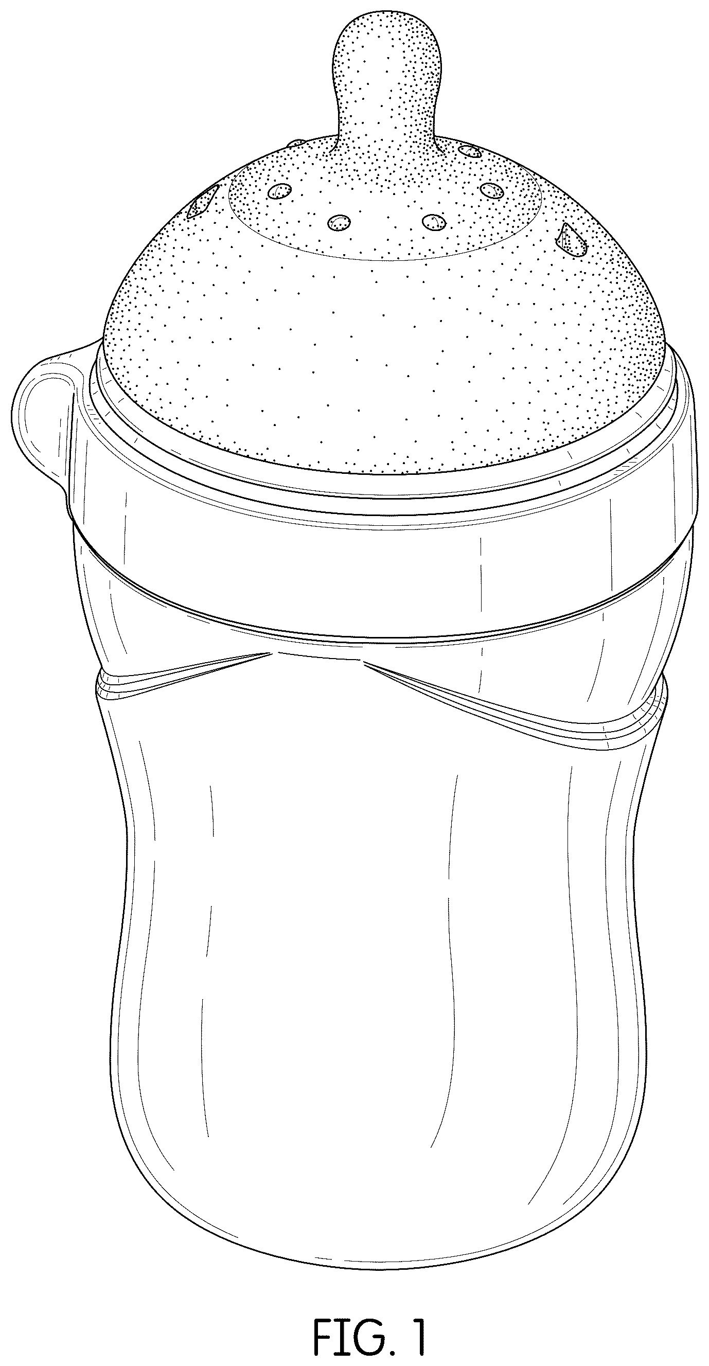Patent USD1045103 — Feeding bottle — Figure 1