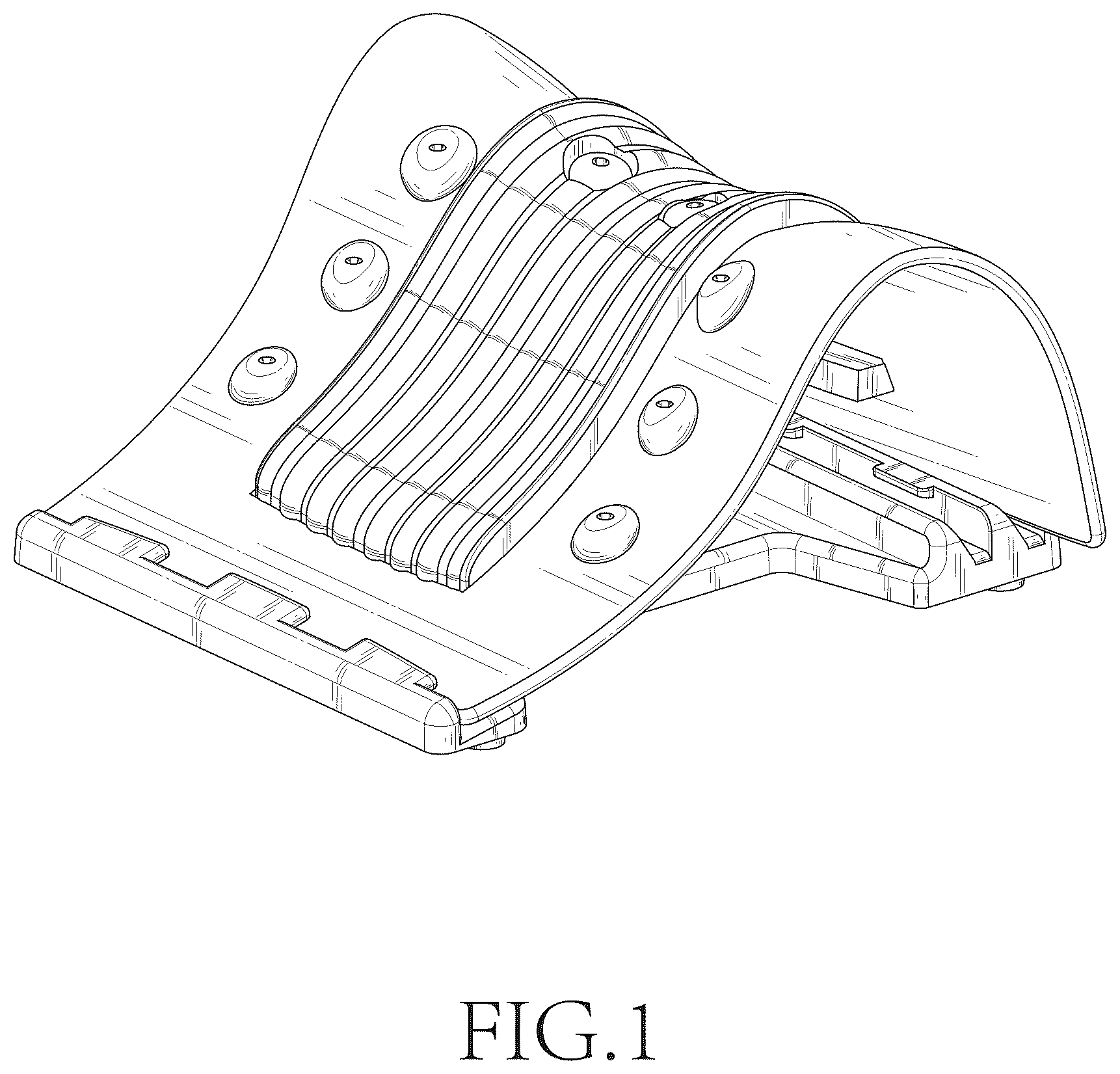 Patent USD1045105 Figure 1 – Combined neck and shoulder relaxer